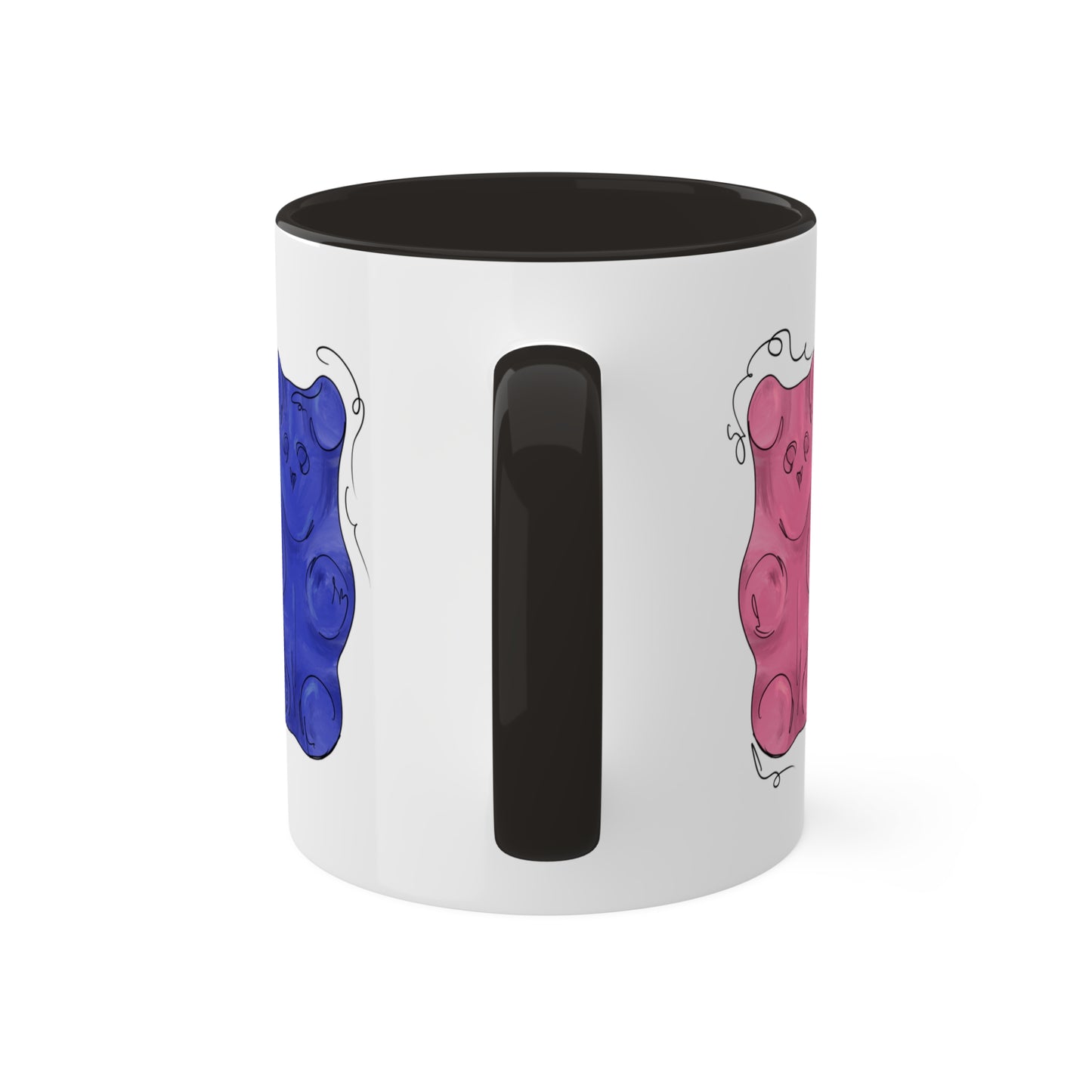 Genderfluid Pride Flag Gummy Bears - Mug