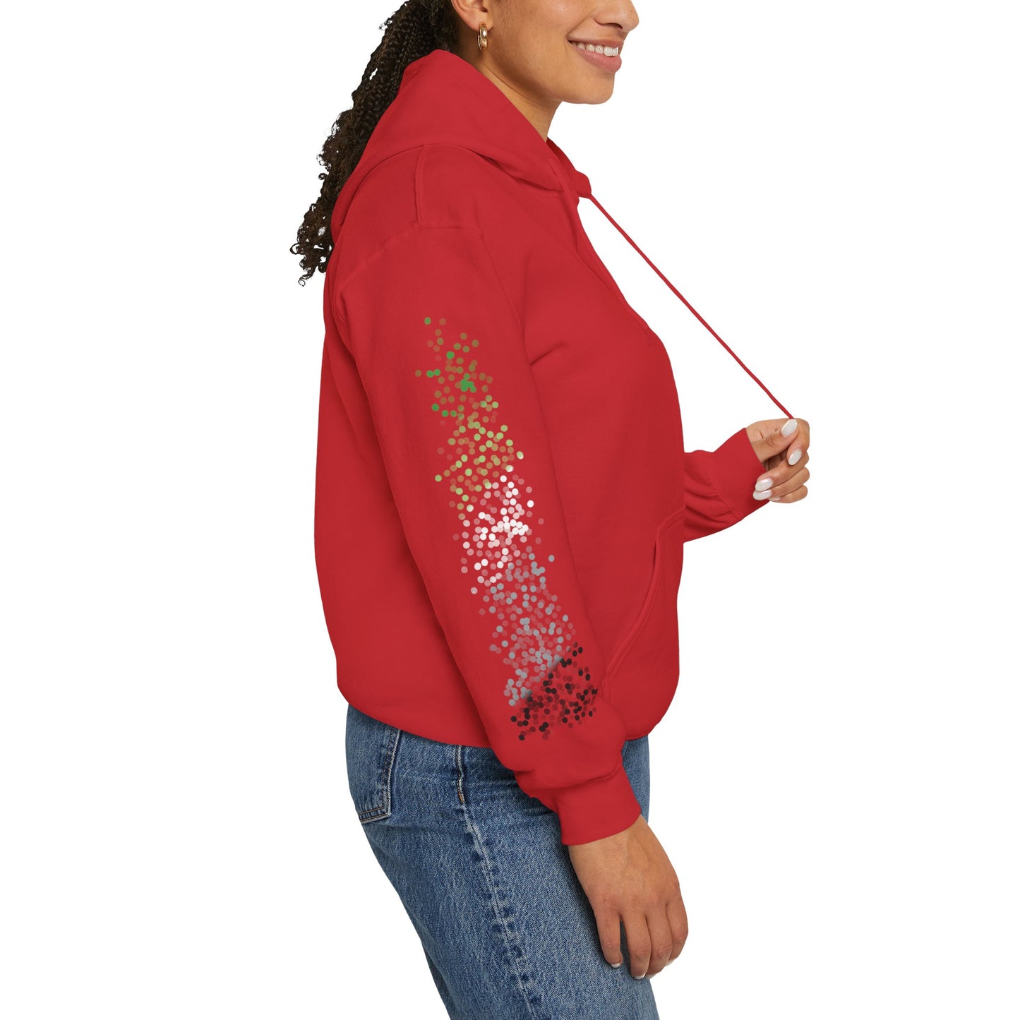 Aromantic Pride Flag Dots - Adult Unisex Hoodie