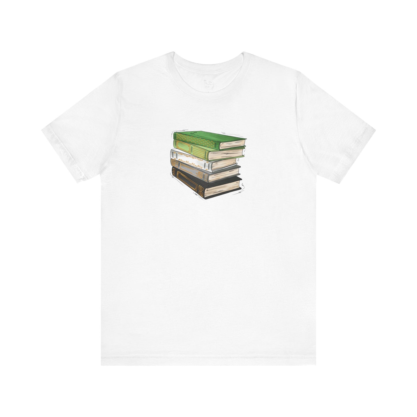 Aromantic Pride Flag Old Books - Unisex T-Shirt