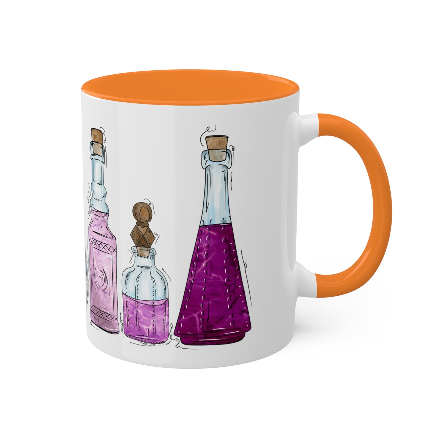 Lesbian Pride Flag Potion Bottles - Mug