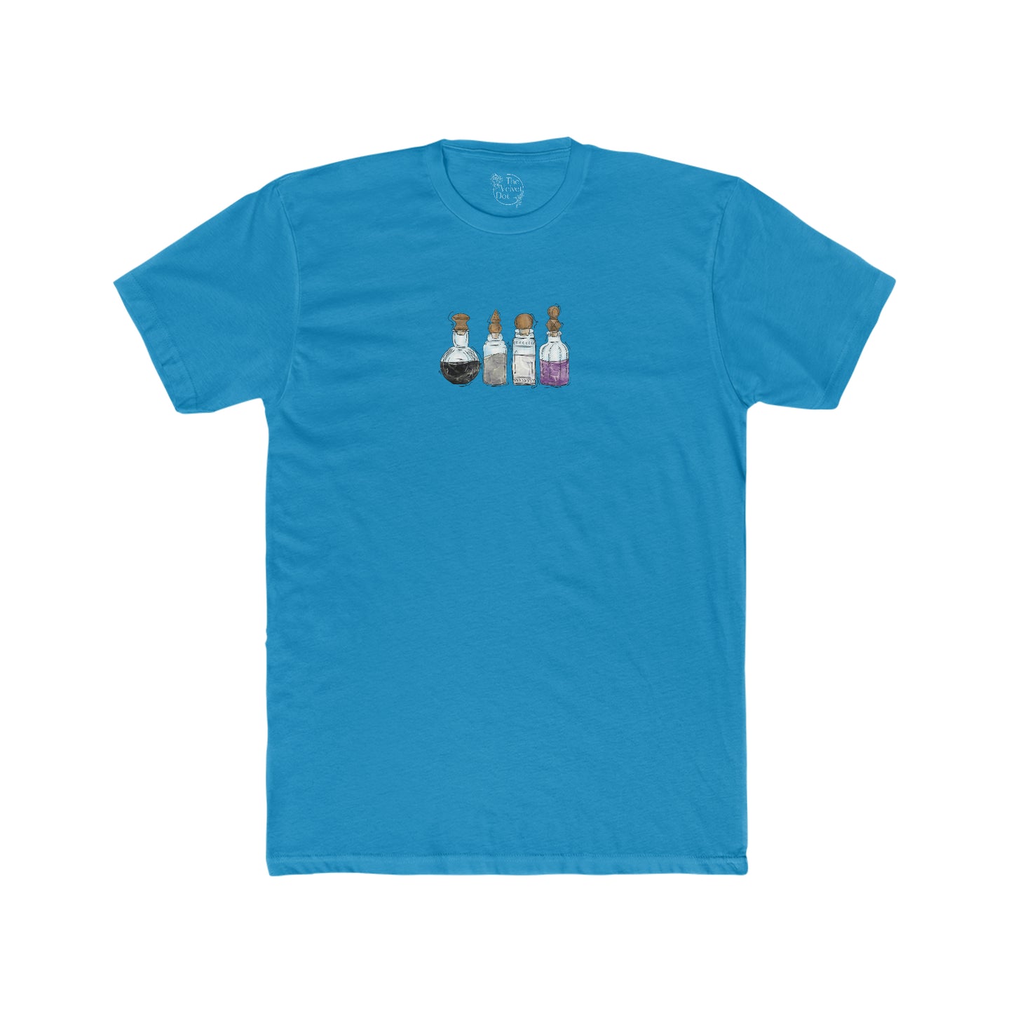 Asexual Pride Flag Potion Bottles - Men's T-Shirt
