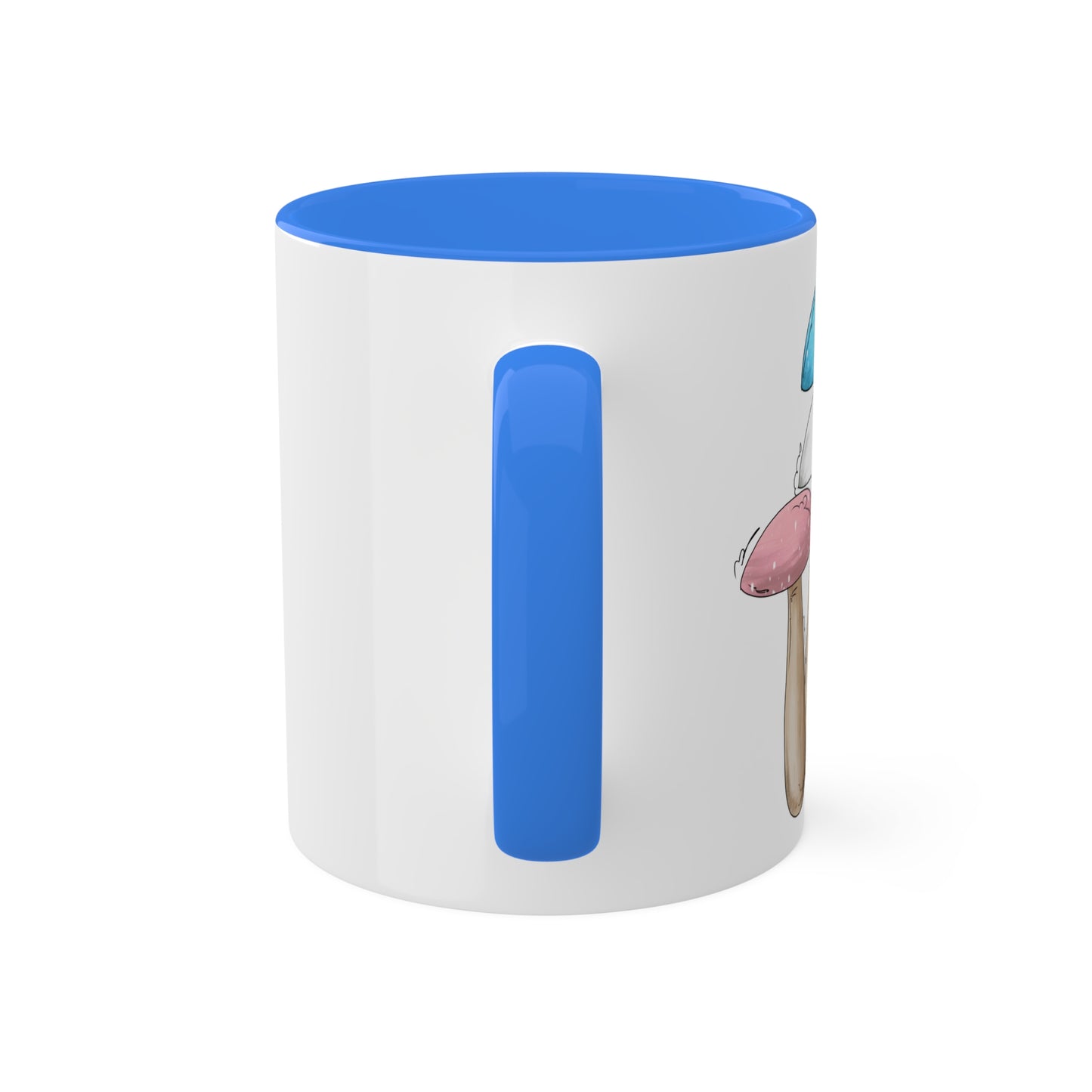 Transgender Pride Flag Mushrooms - Mug