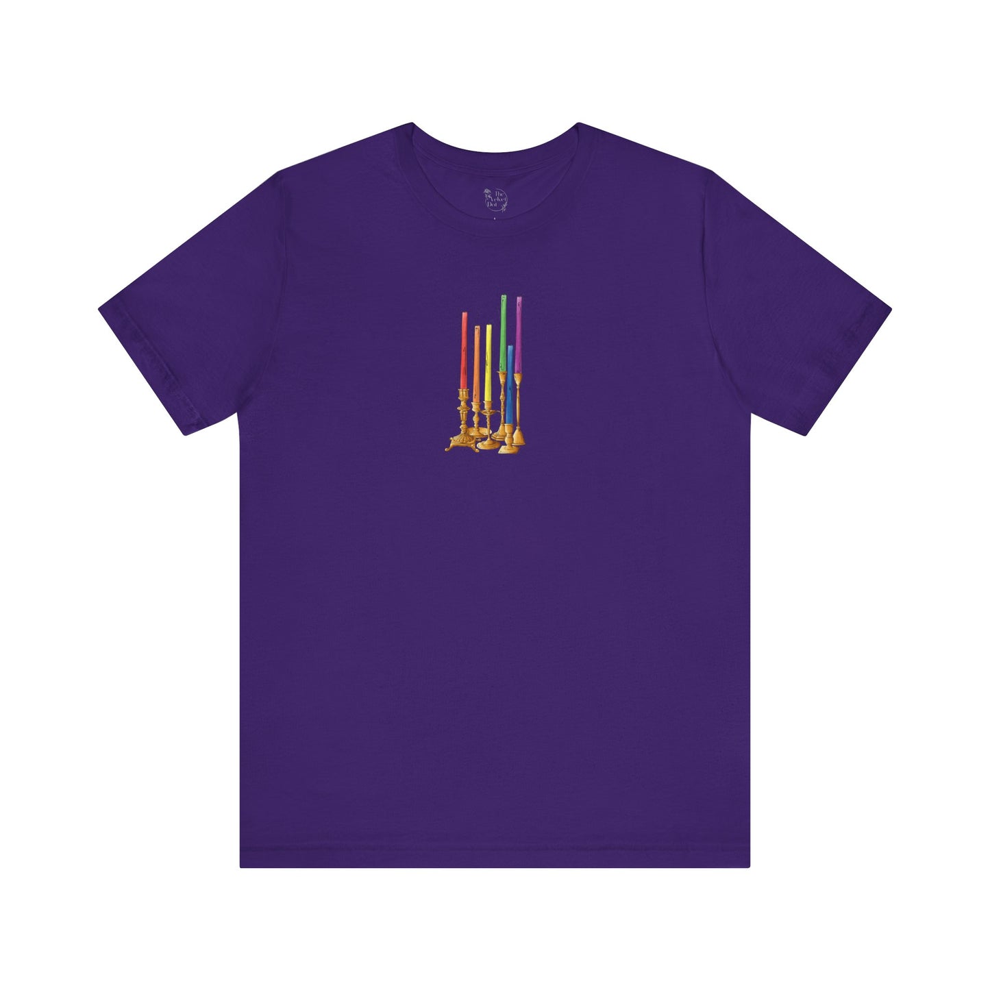 Gay Pride Flag Candlesticks - Unisex T-Shirt