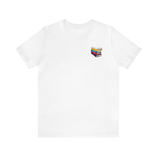 Polyamorous Pride Flag Old Books - Unisex T-Shirt