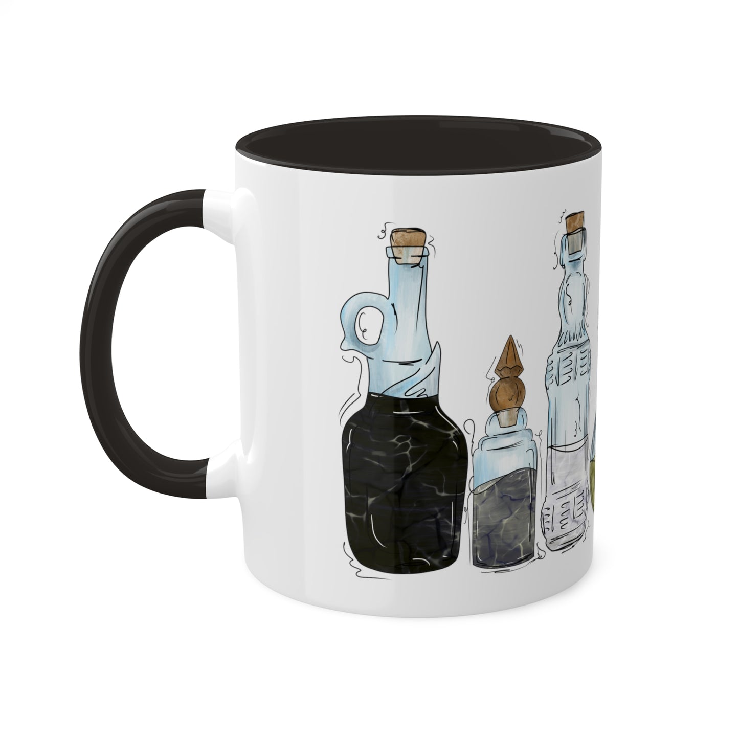 Agender Pride Flag Potion Bottles - Mug