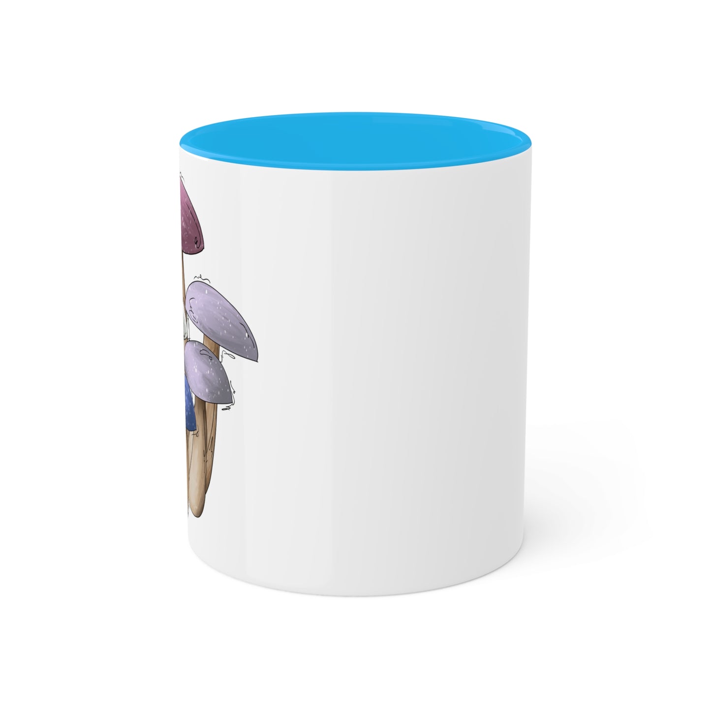 Bigender Pride Flag Mushrooms - Mug