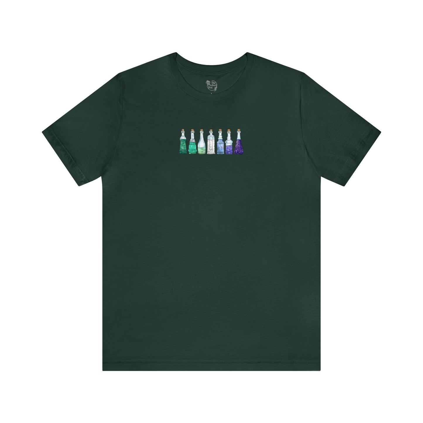 Gay Male Pride Flag Potion Bottles - Unisex T-Shirt