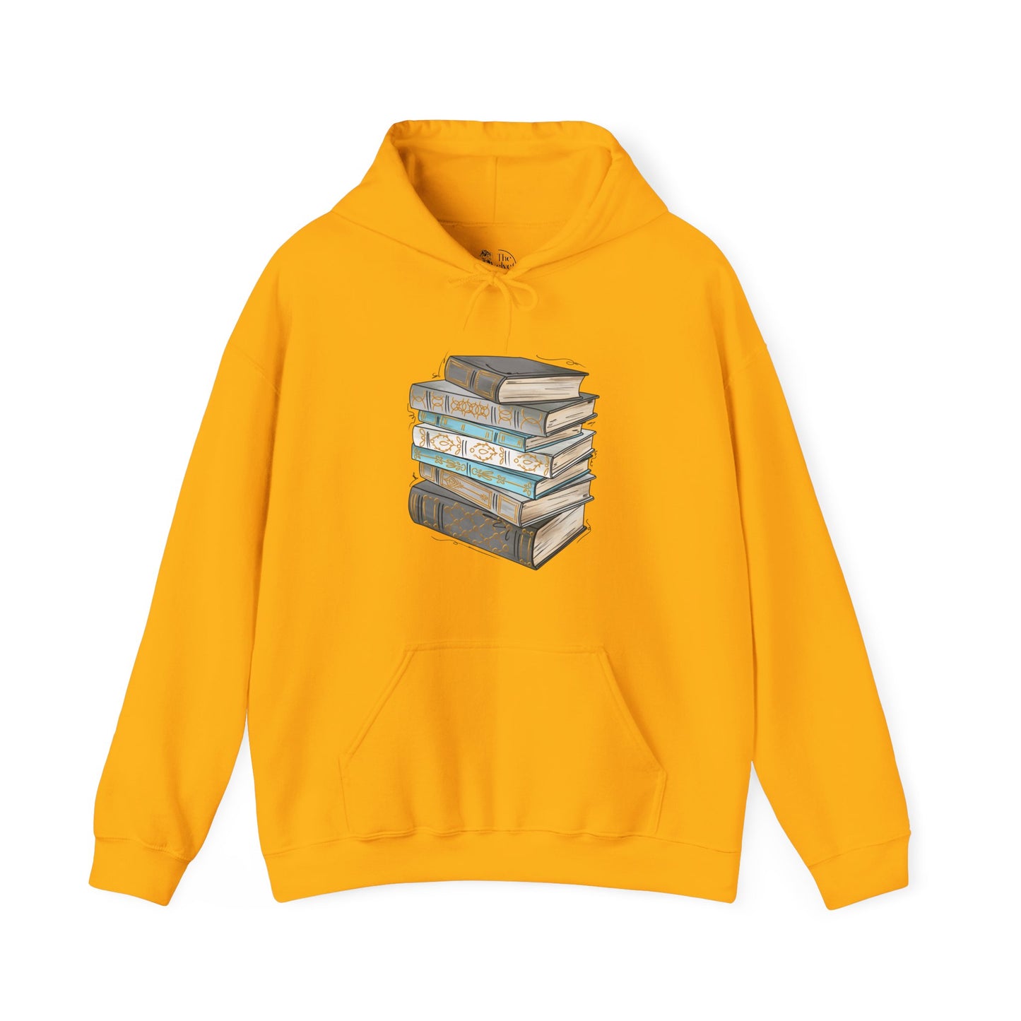Demi Boy Pride Flag Old Books - Adult Unisex Hoodie
