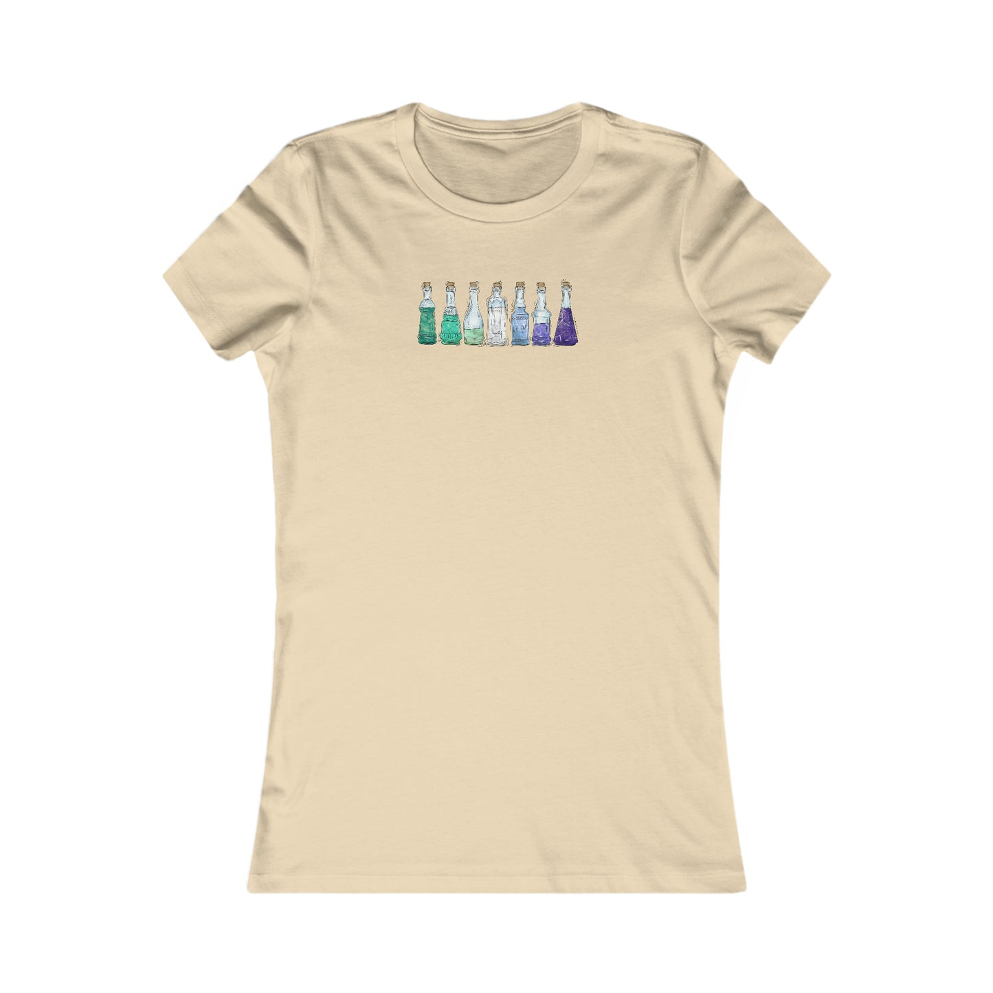 Gay Male MLM Pride Flag Potion Bottles - Women's T-Shirt