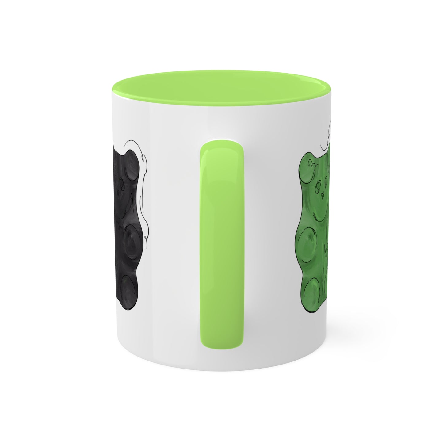 Aromantic Pride Flag Gummy Bears - Mug