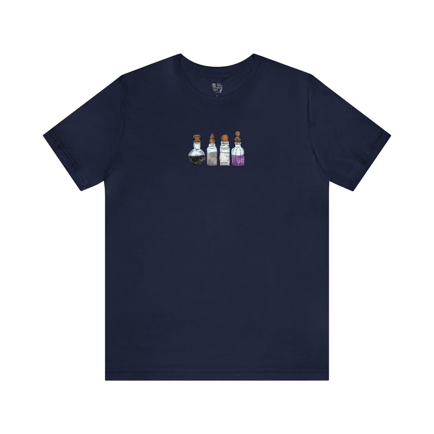 Asexual Pride Flag Potion Bottles - Unisex T-Shirt