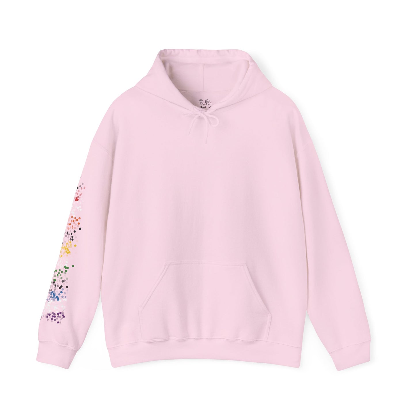 Straight Ally Pride Flag Dots - Adult Unisex Hoodie