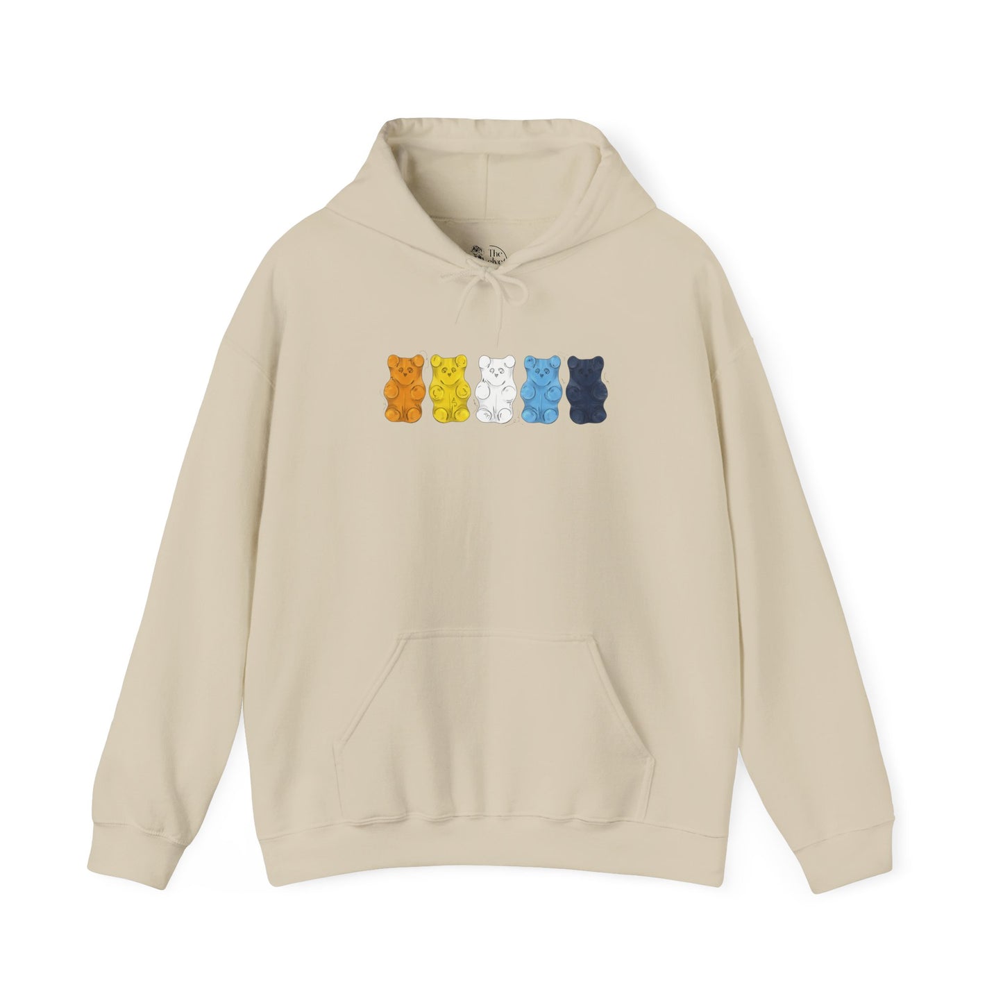 Aroace Pride Flag Gummy Bears - Adult Unisex Hoodie