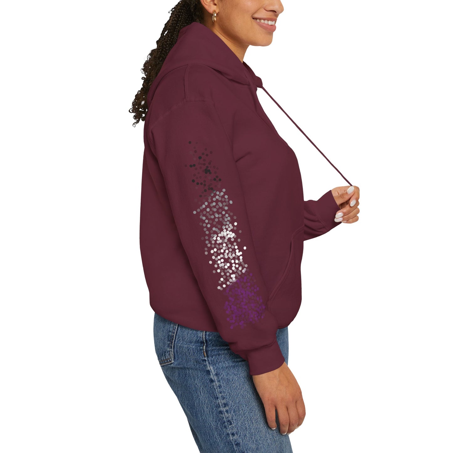 Asexual Pride Flag Dots - Adult Unisex Hoodie