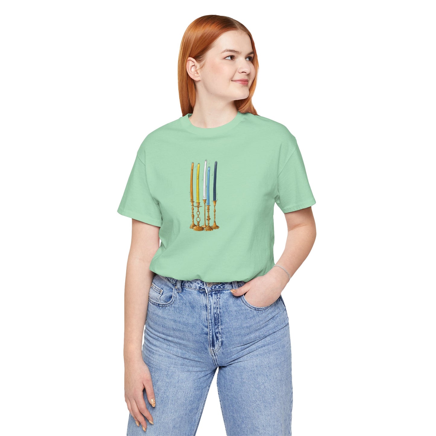 Aroace Pride Flag Candlesticks - Unisex T-Shirt