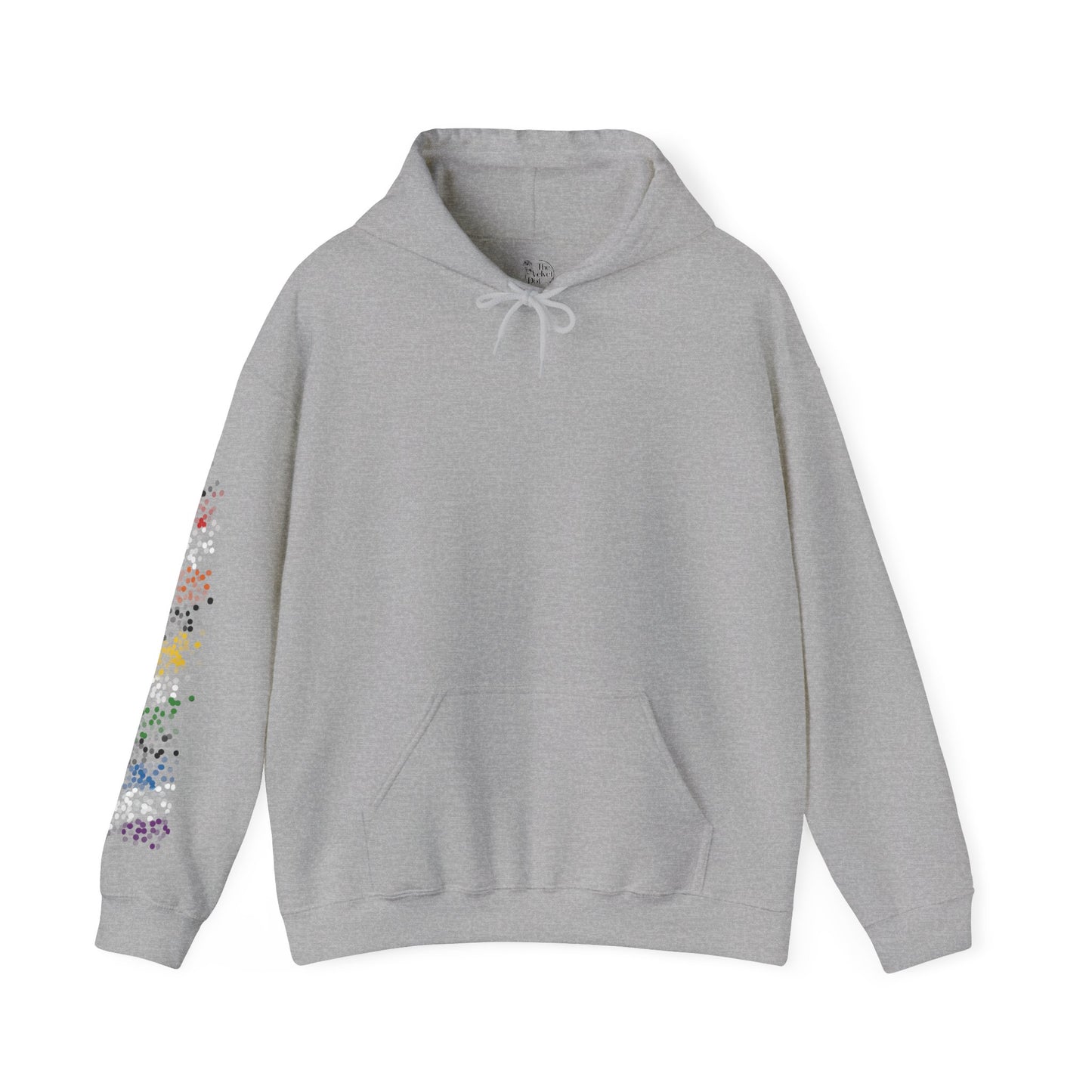 Straight Ally Pride Flag Dots - Adult Unisex Hoodie