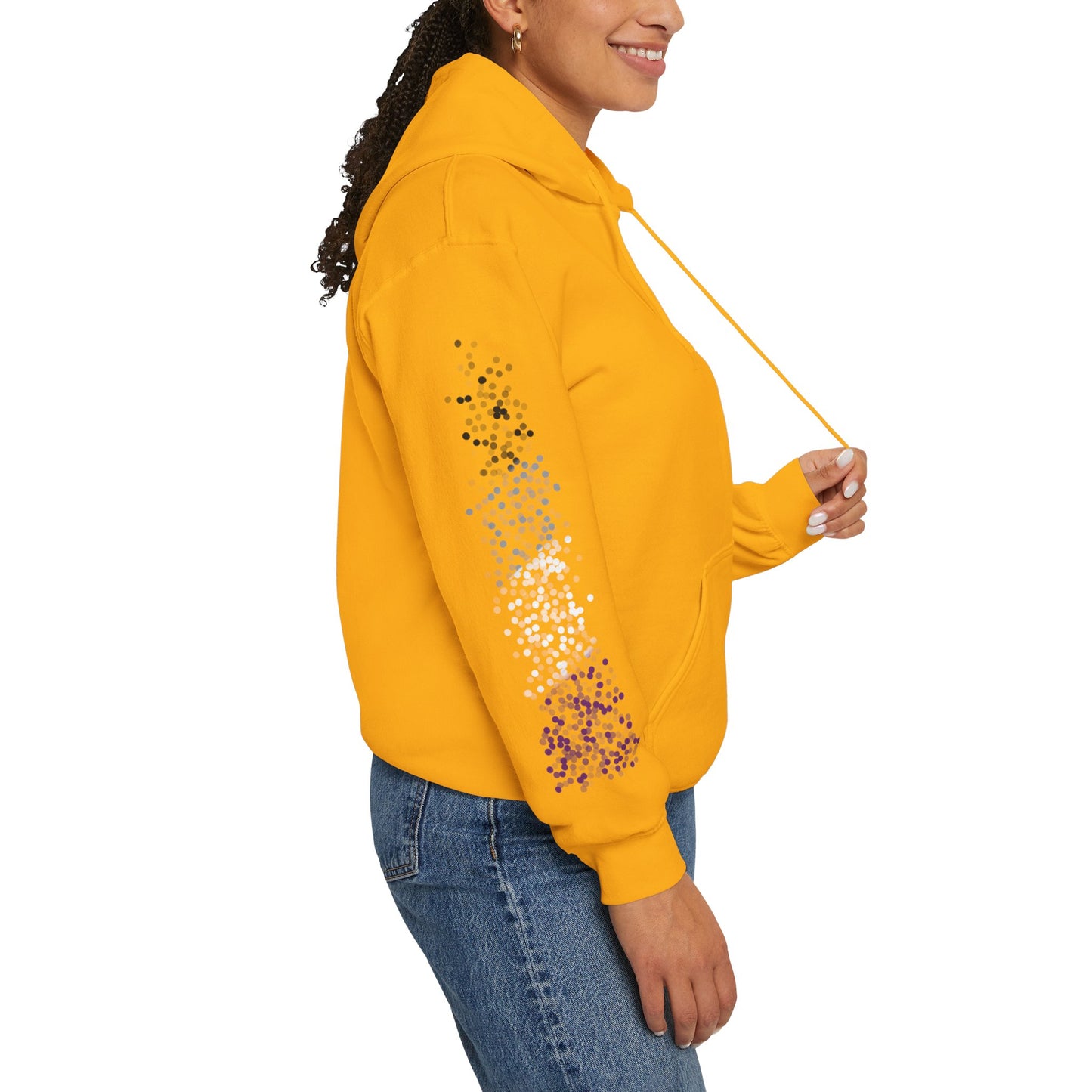 Asexual Pride Flag Dots - Adult Unisex Hoodie