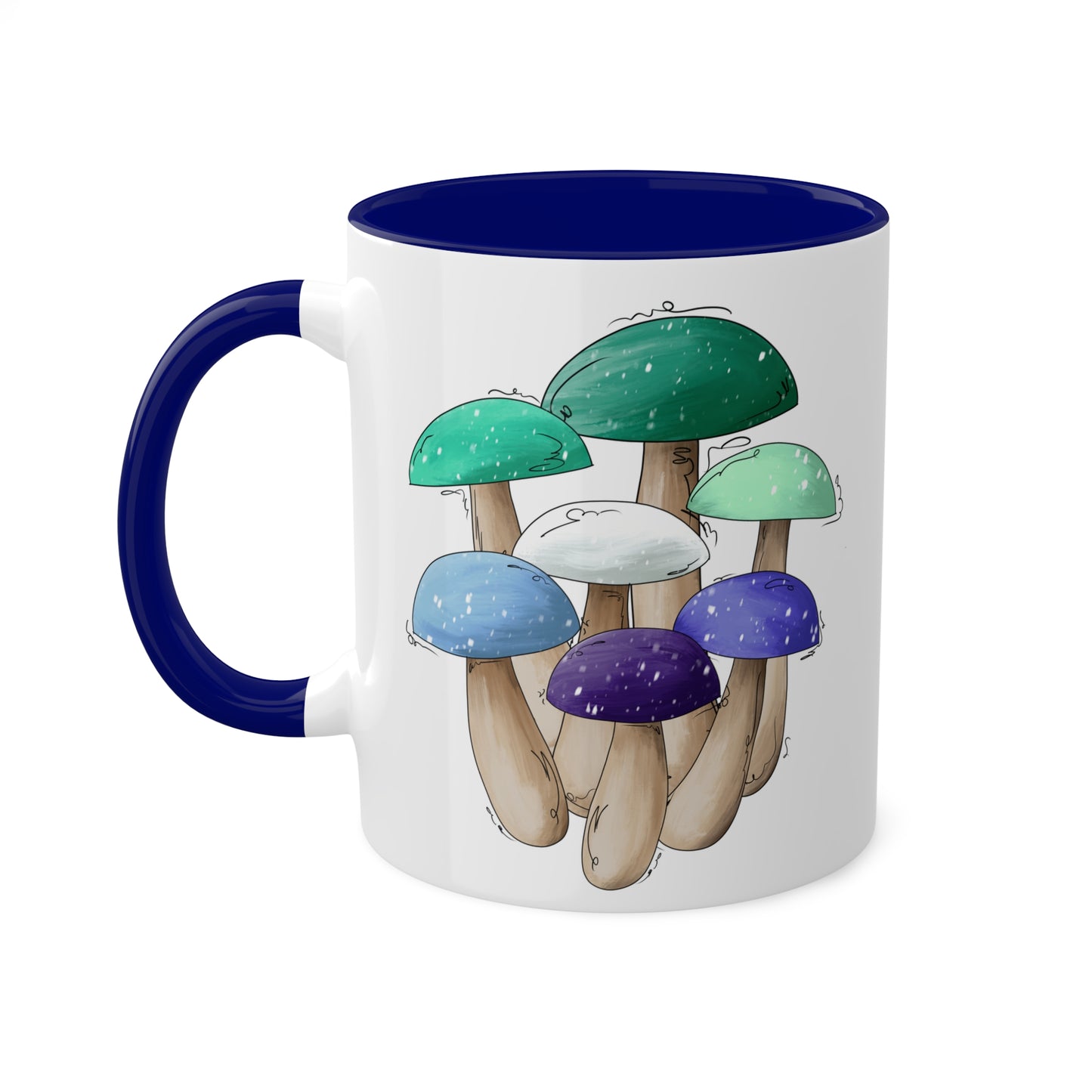 Gay Male Pride Flag Mushrooms - Mug
