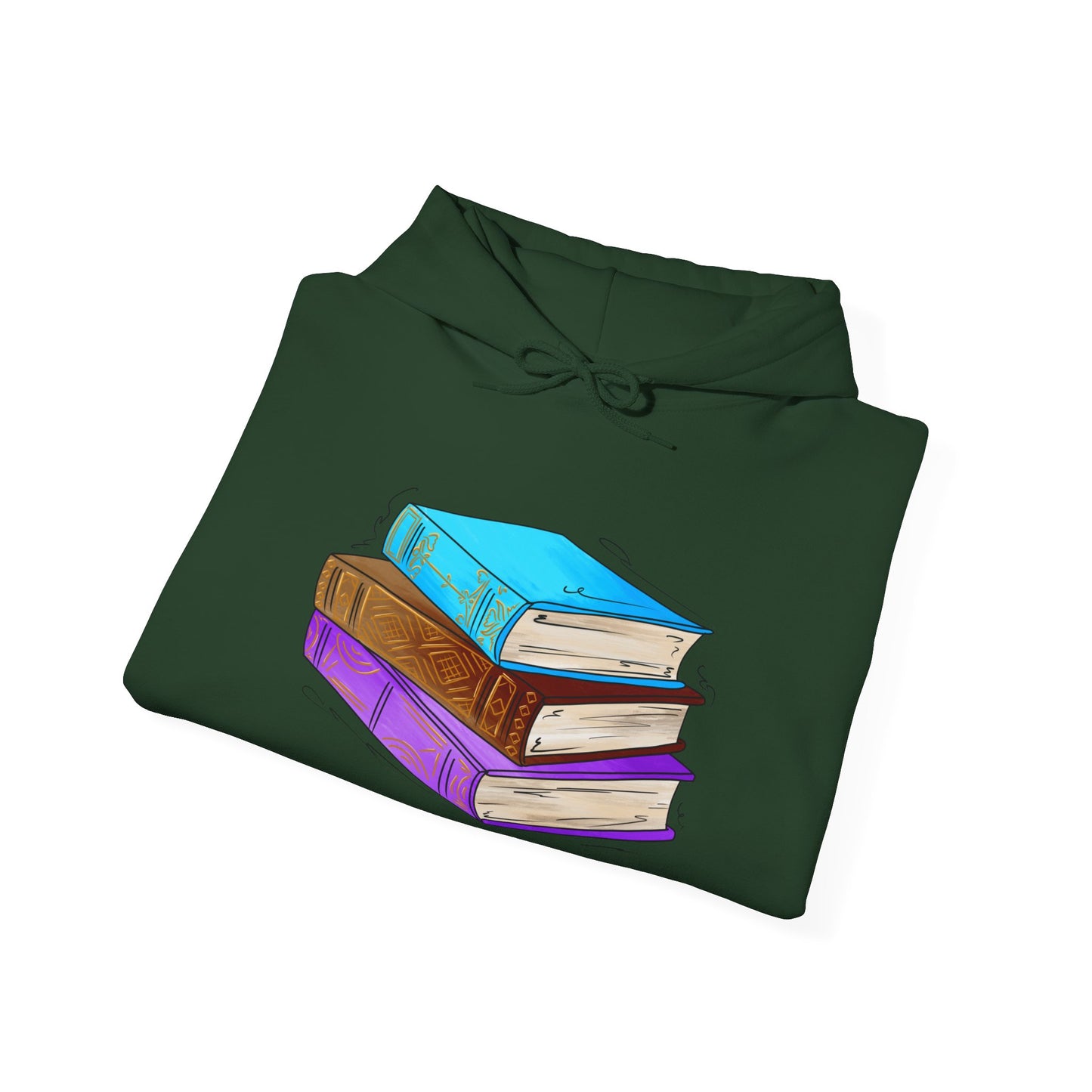 Androsexual Pride Flag Old Books - Adult Unisex Hoodie