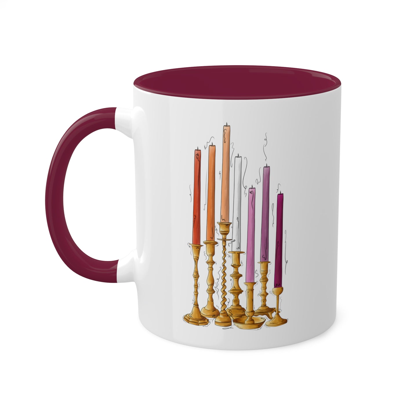 Lesbian Pride Flag Candlesticks - Mug