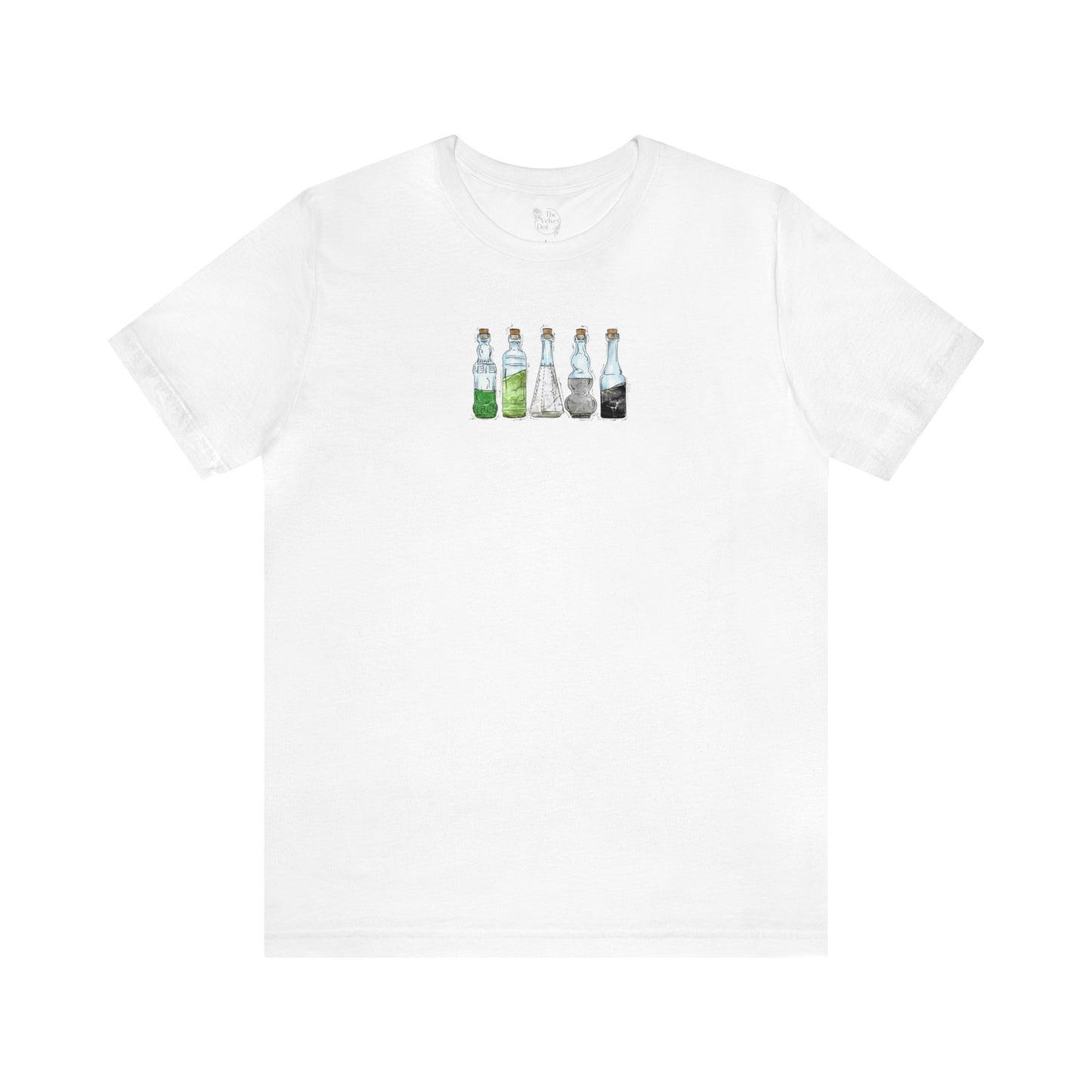 Aromantic Pride Flag Potion Bottles - Unisex T-Shirt
