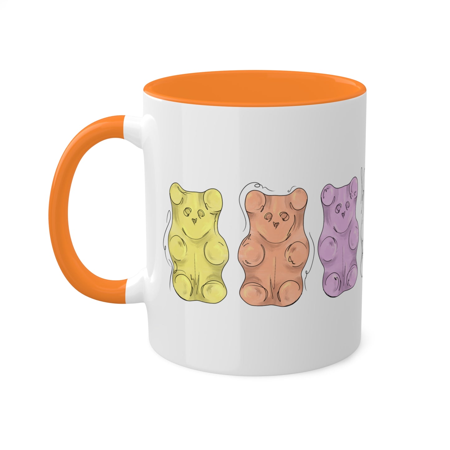 Pangender Pride Flag Gummy Bears - Mug