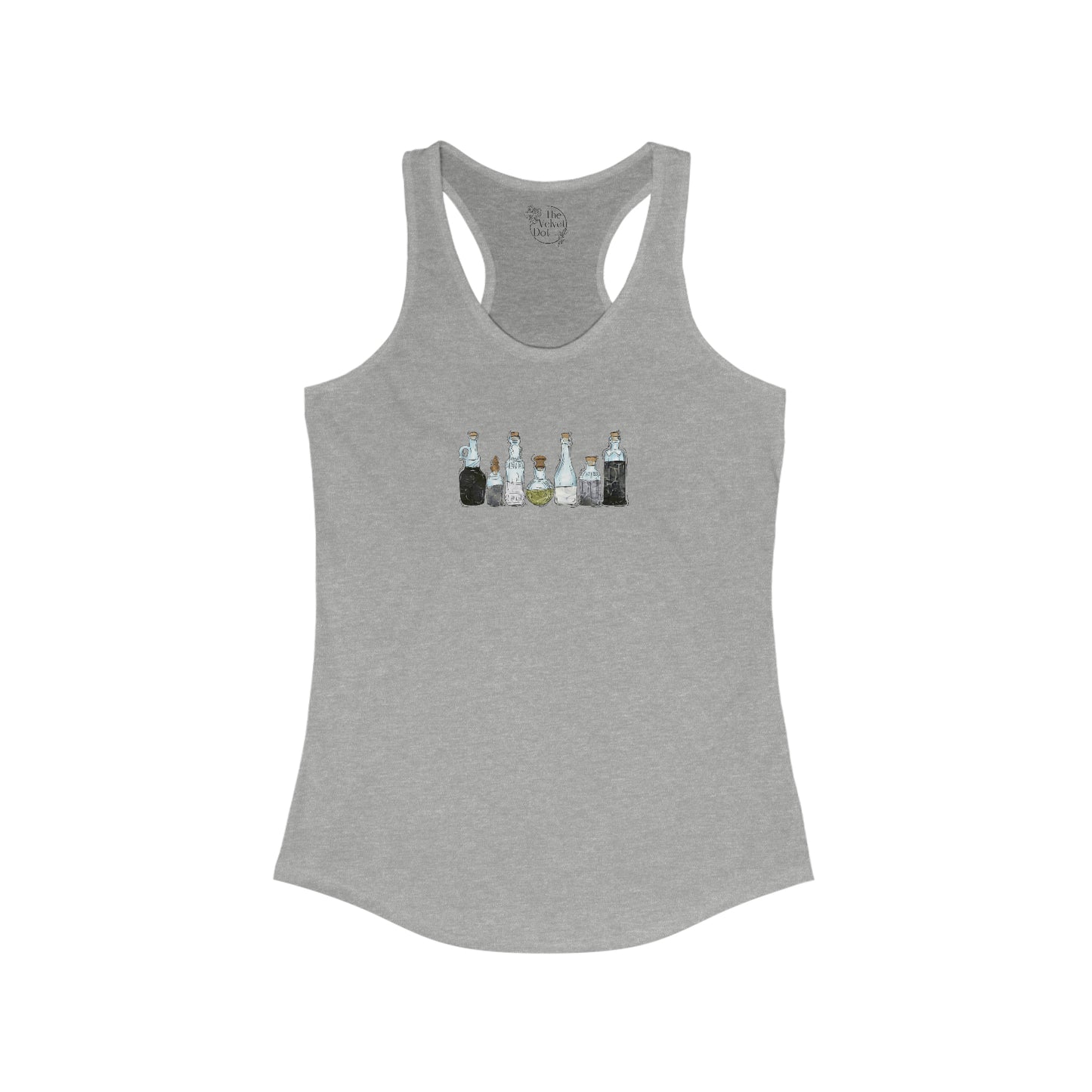 Agender Pride Flag Potion Bottles - Womens Tank Top