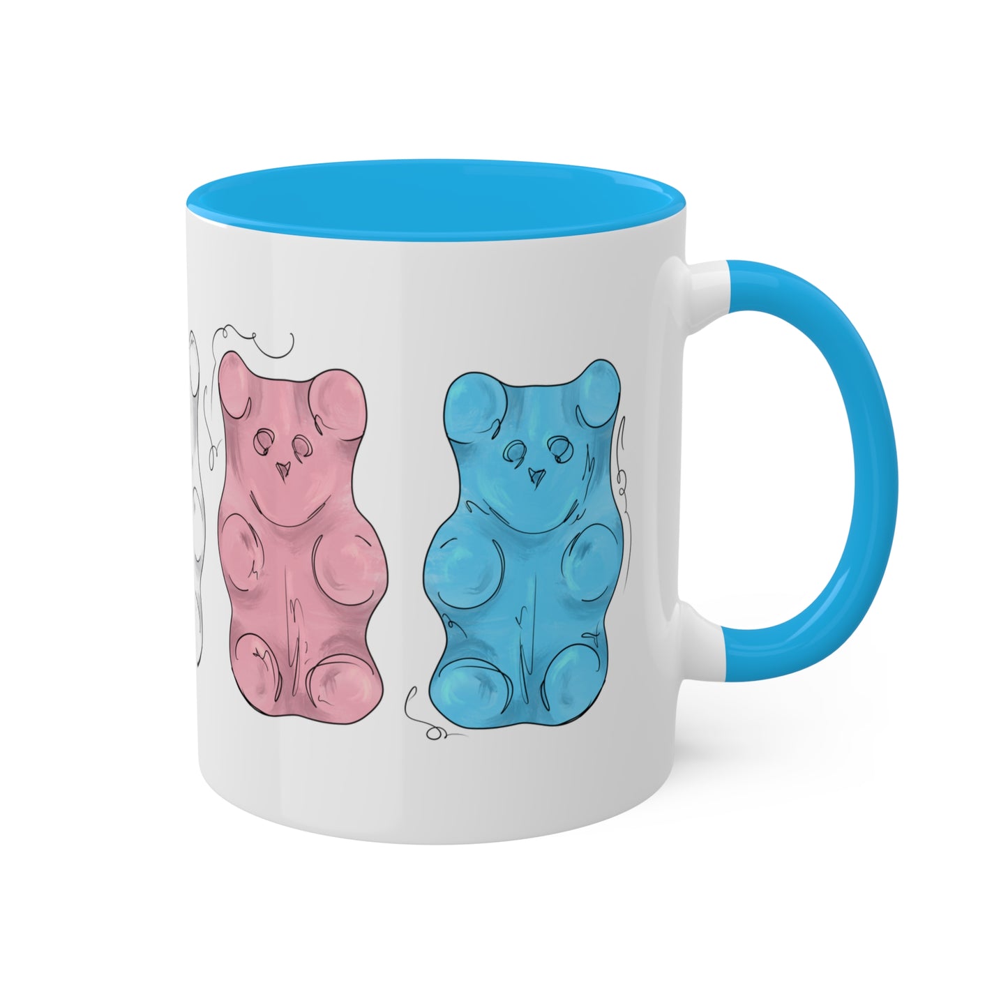 Transgender Pride Flag Gummy Bears - Mug