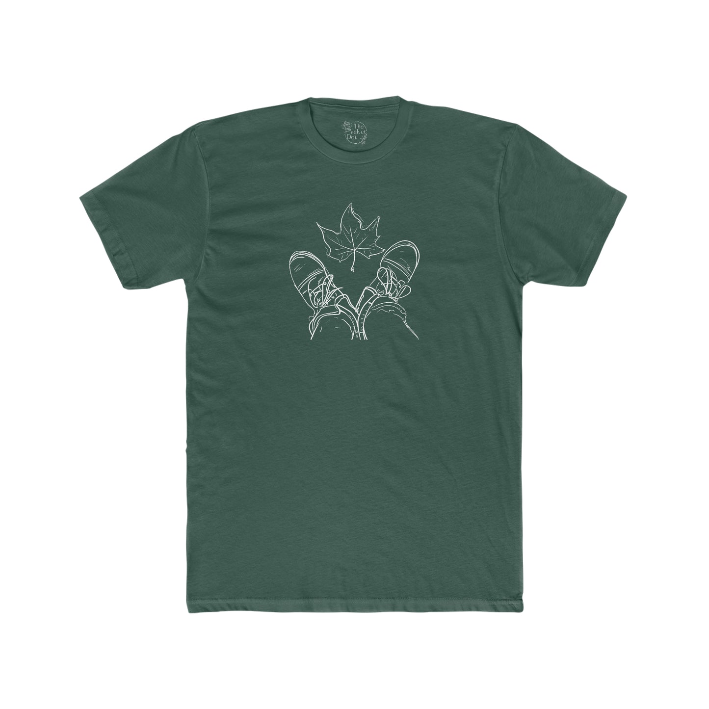 Fall Leaf and Boots Sketch - Men's T-Shirt