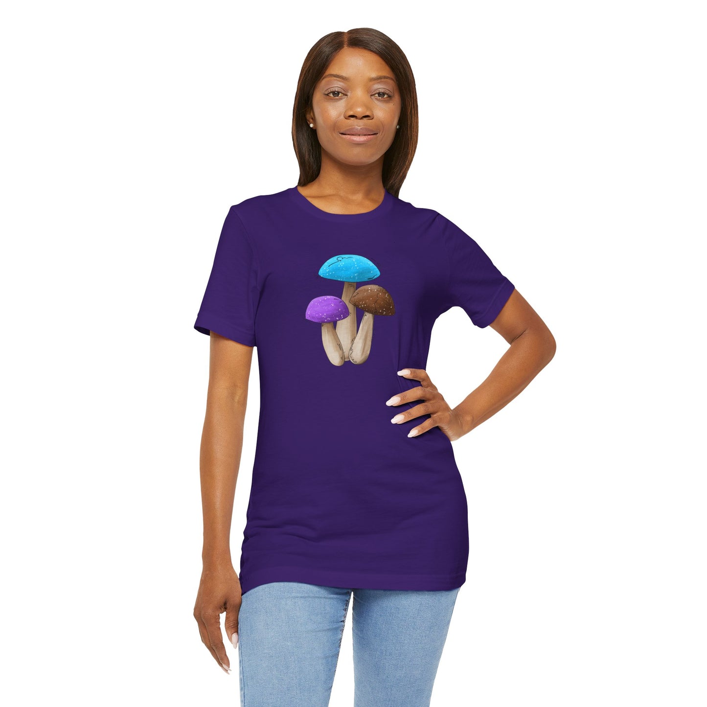 Androsexual Pride Flag Mushrooms - Unisex T-Shirt