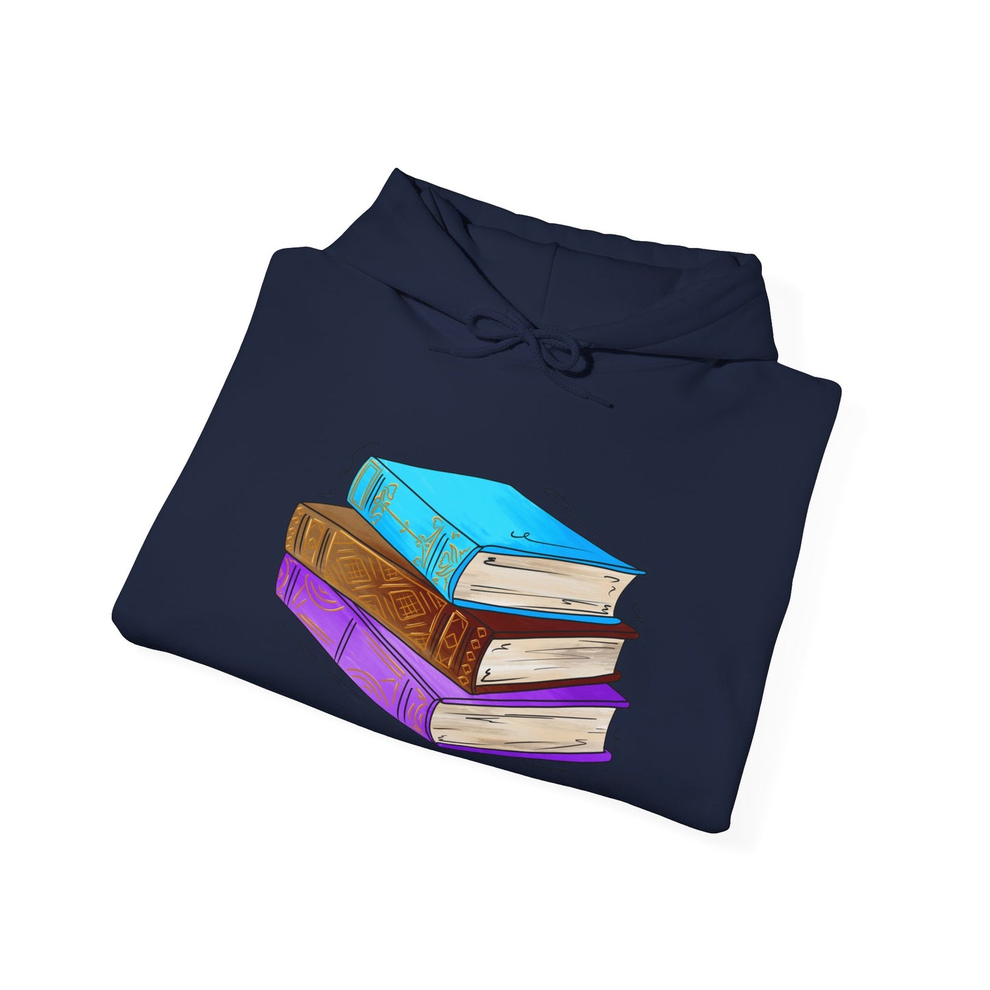 Androsexual Pride Flag Old Books - Adult Unisex Hoodie