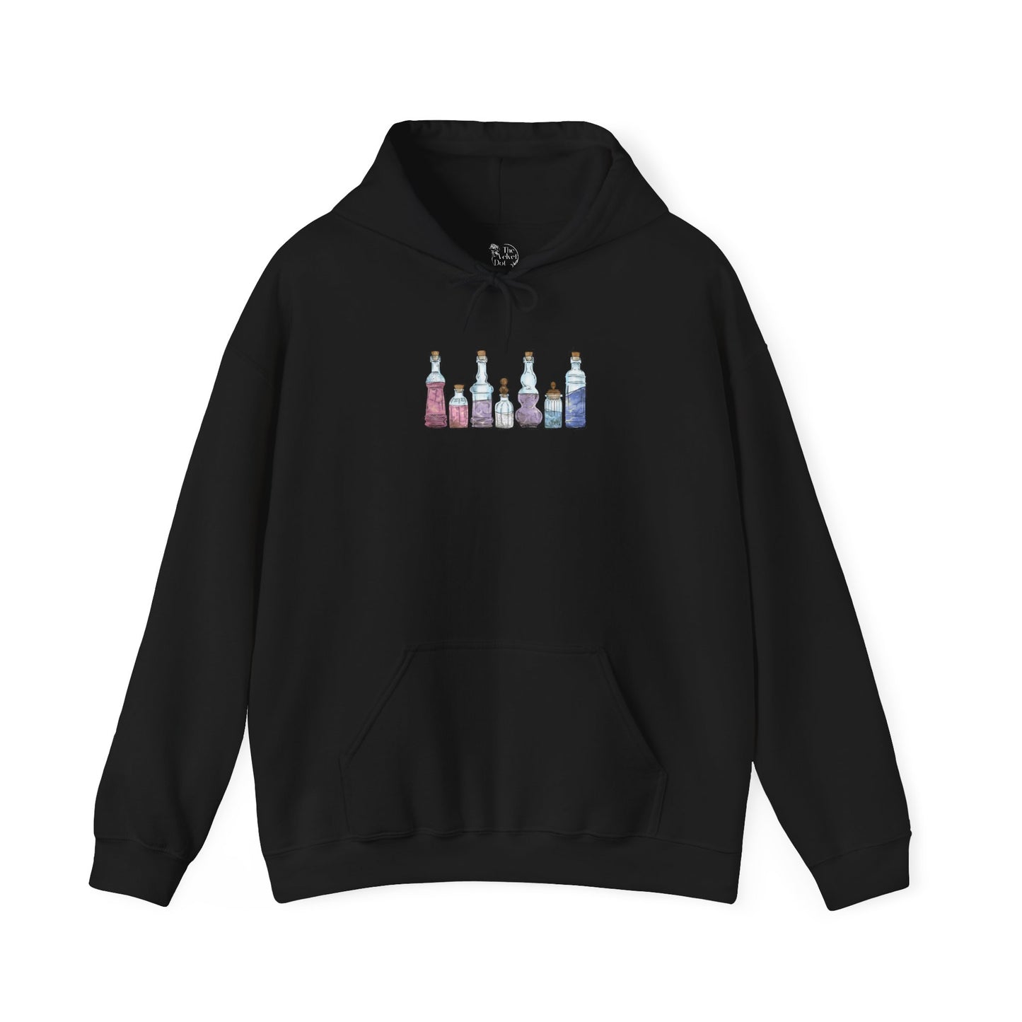 Bigender Pride Flag Potion Bottles - Adult Unisex Hoodie