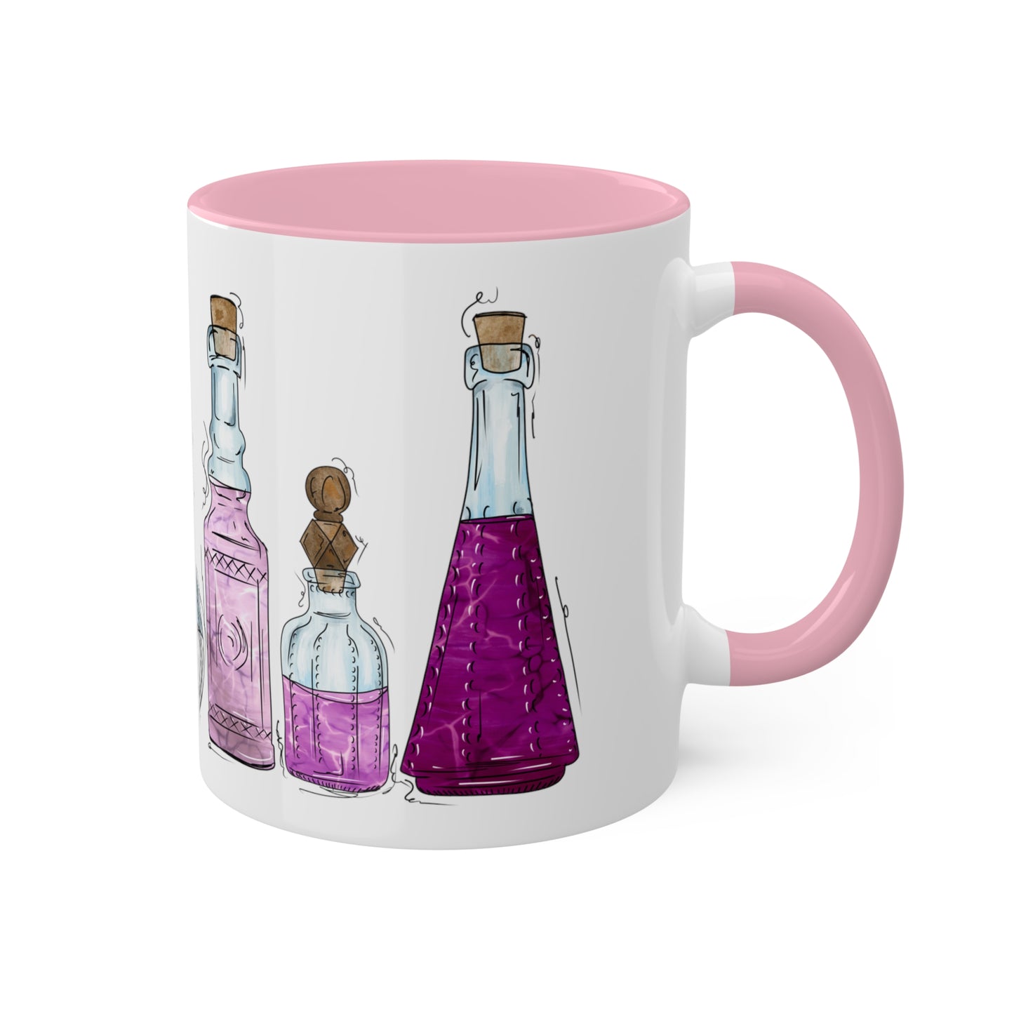 Lesbian Pride Flag Potion Bottles - Mug
