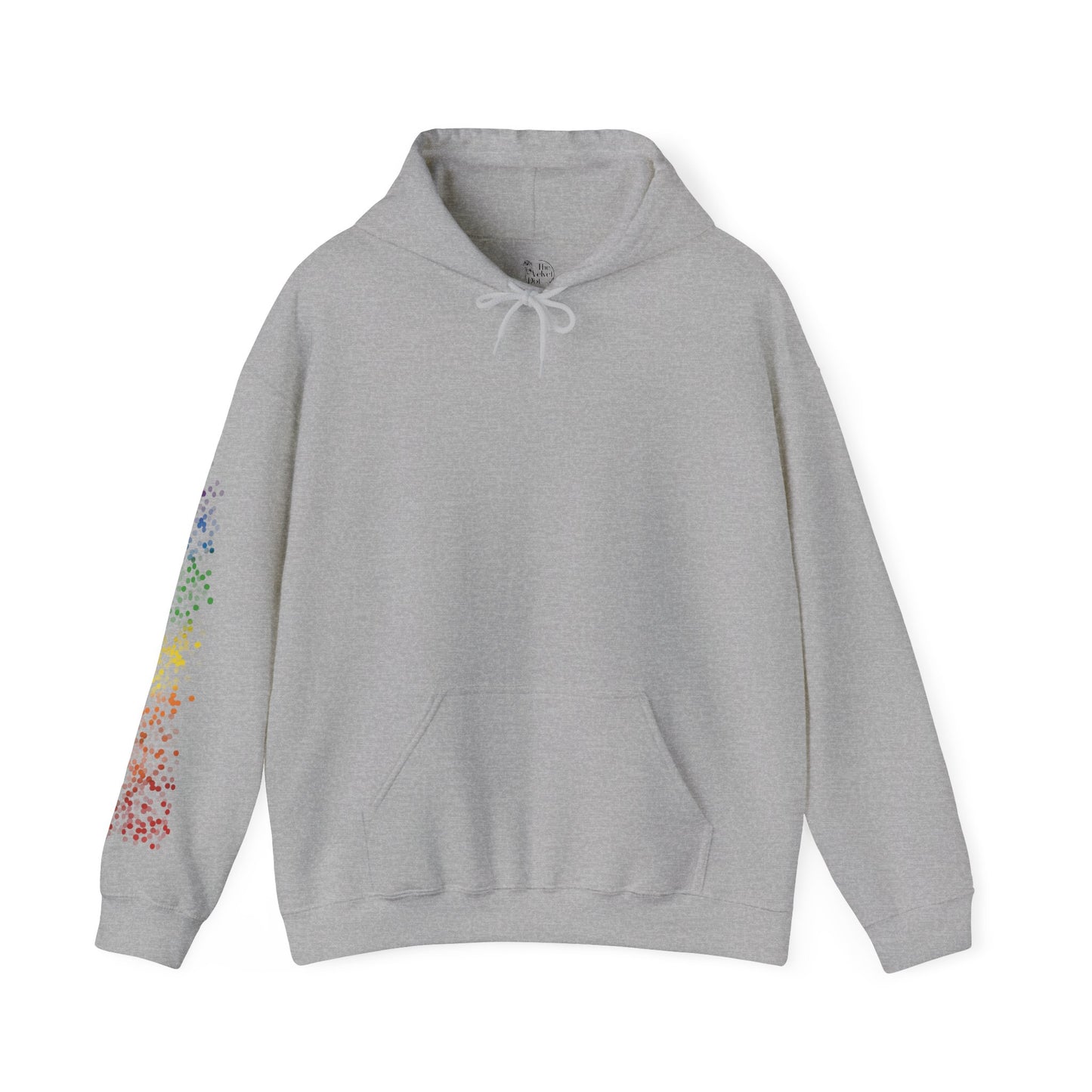 Gay Pride Flag Dots - Adult Unisex Hoodie