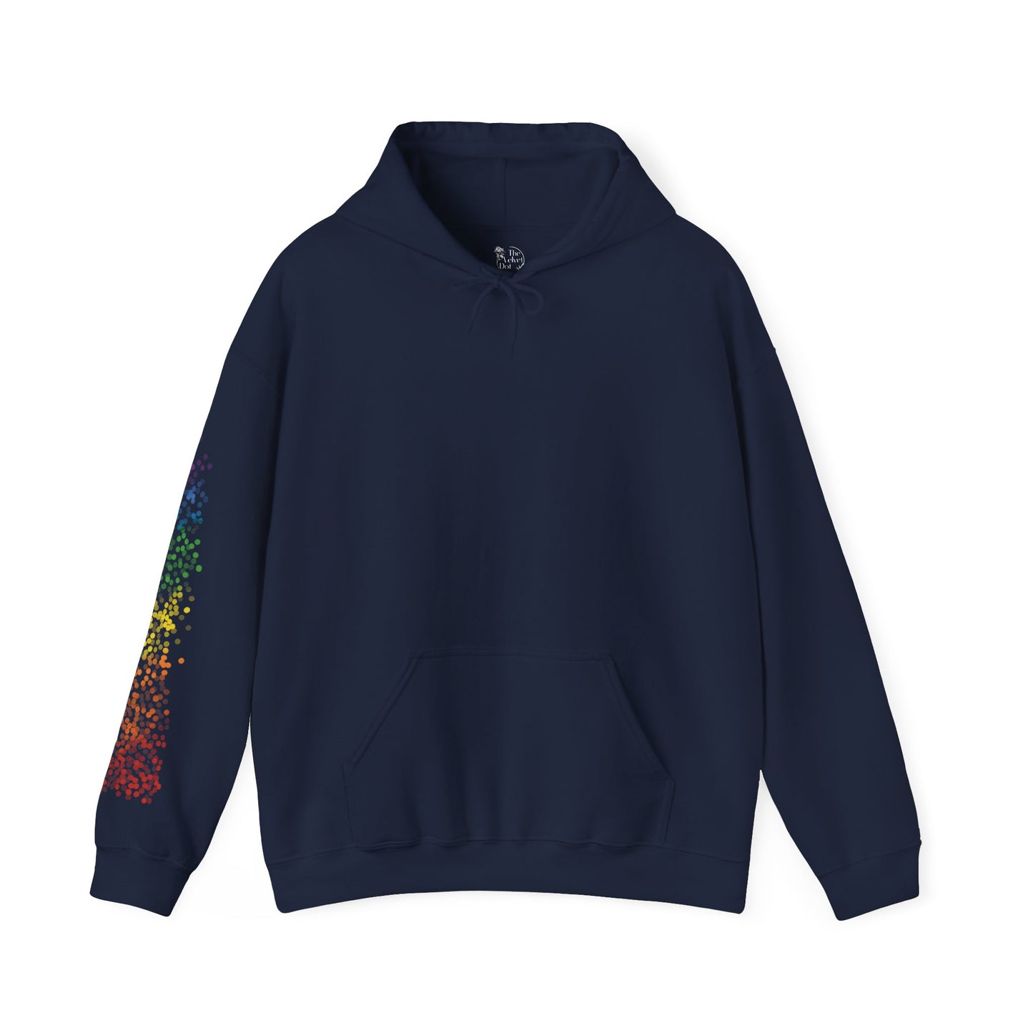 Gay Pride Flag Dots - Adult Unisex Hoodie