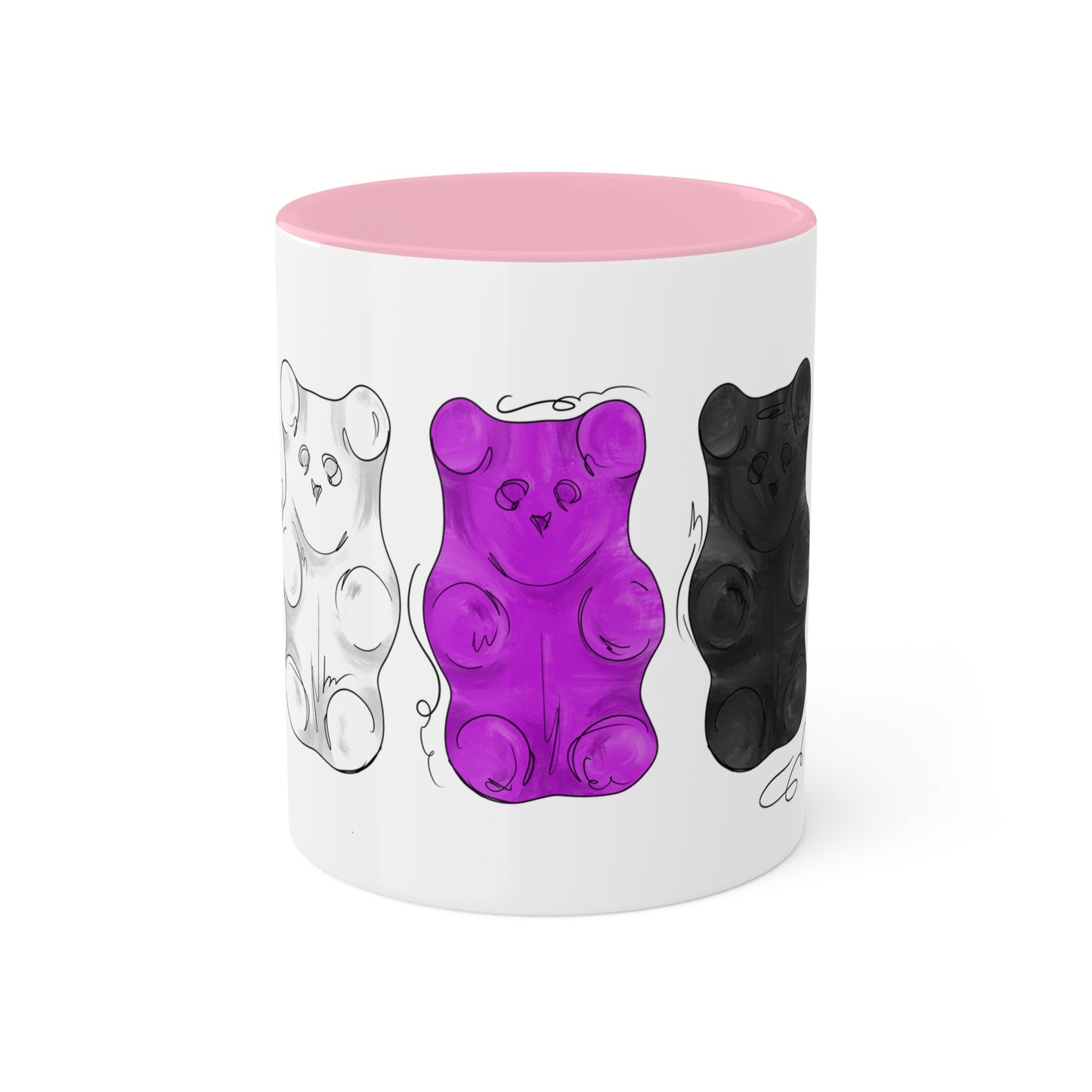 Genderfluid Pride Flag Gummy Bears - Mug