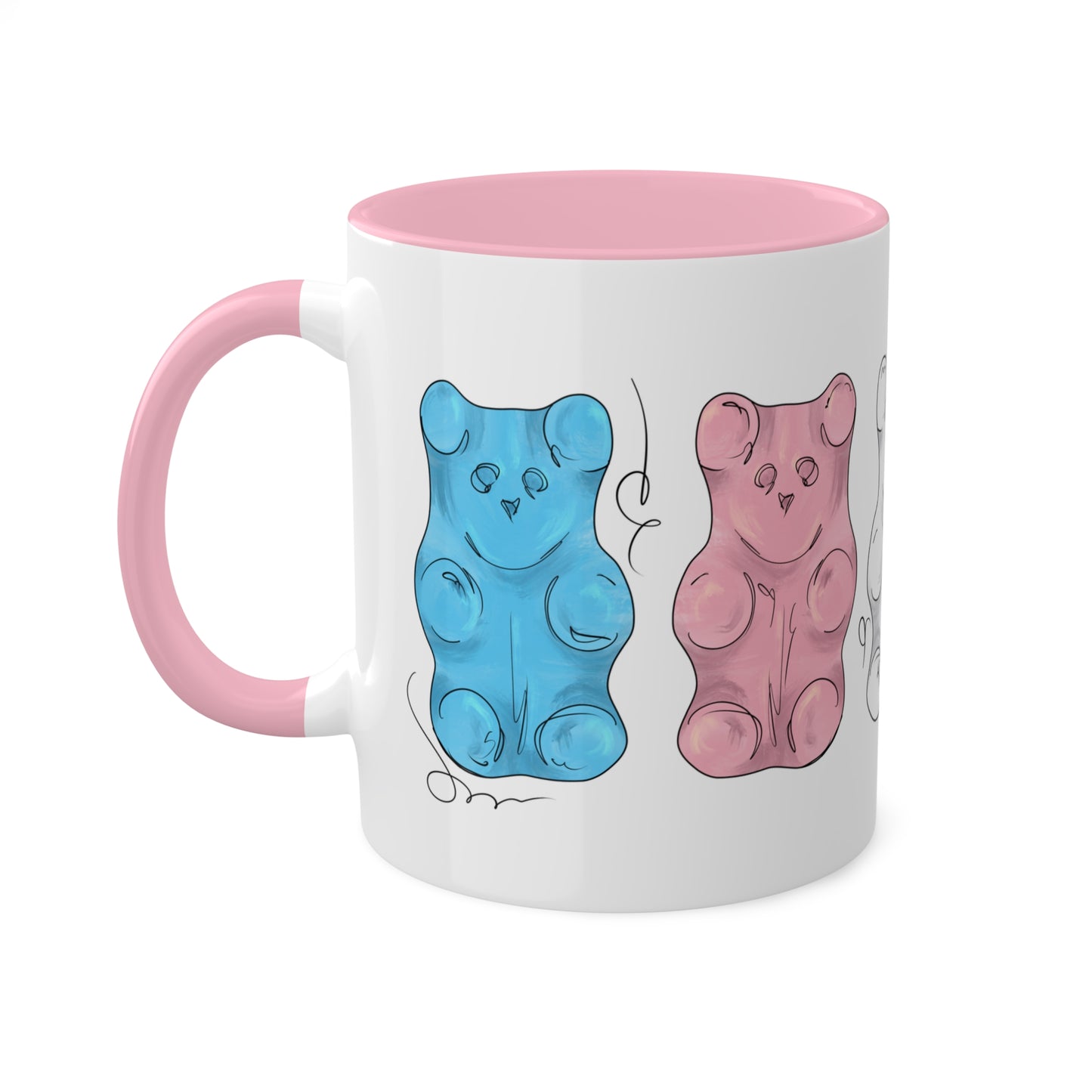 Transgender Pride Flag Gummy Bears - Mug