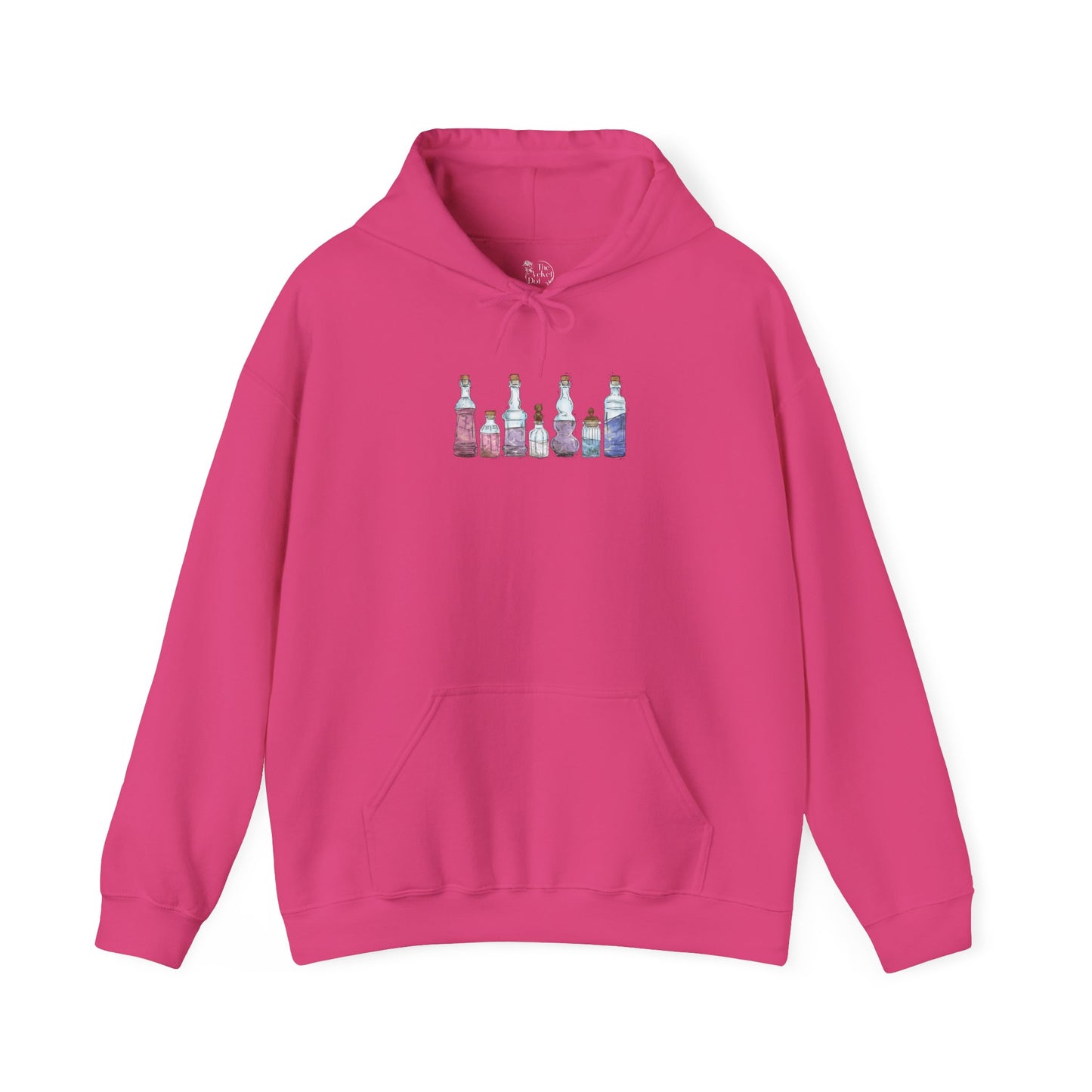 Bigender Pride Flag Potion Bottles - Adult Unisex Hoodie