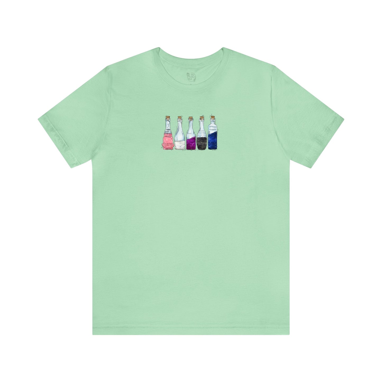 Genderfluid Pride Flag Potion Bottles - Unisex T-Shirt