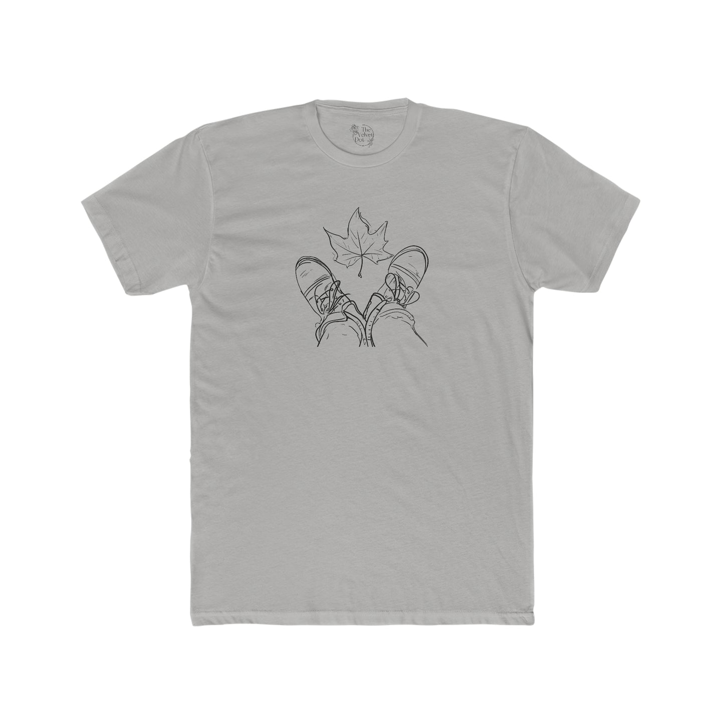 Fall Leaf and Boots Sketch - Men's T-Shirt