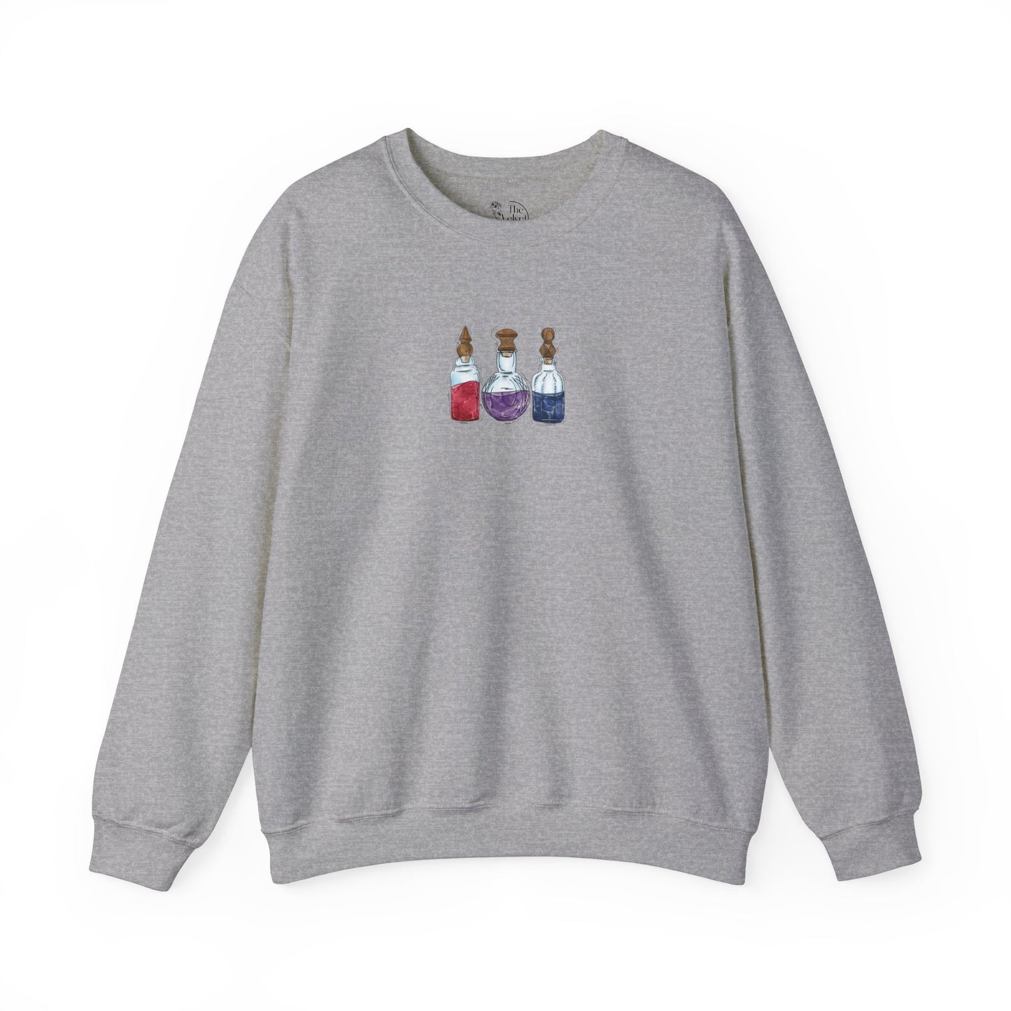 Bisexual Pride Flag Potion Bottles - Adult Unisex Sweatshirt