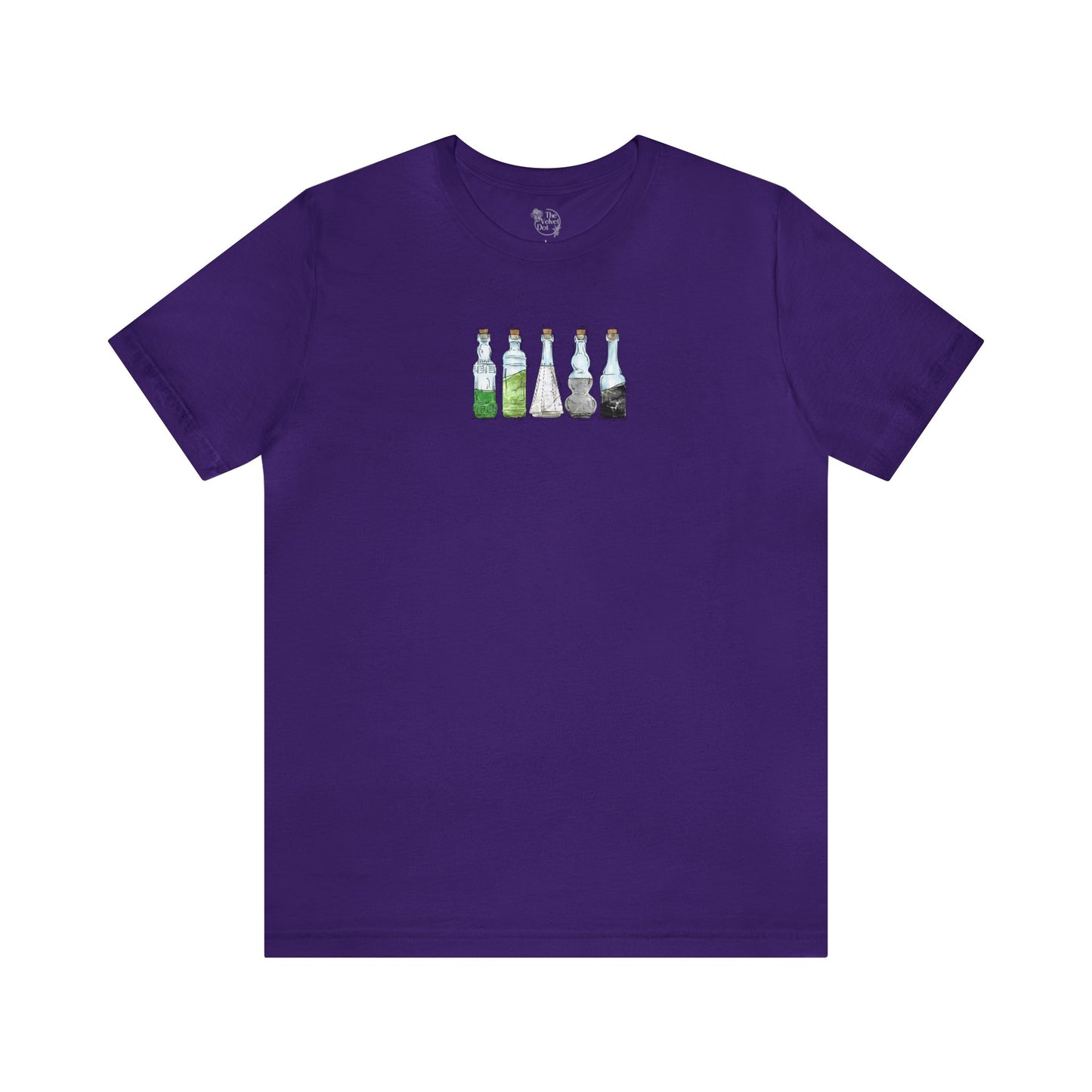 Aromantic Pride Flag Potion Bottles - Unisex T-Shirt
