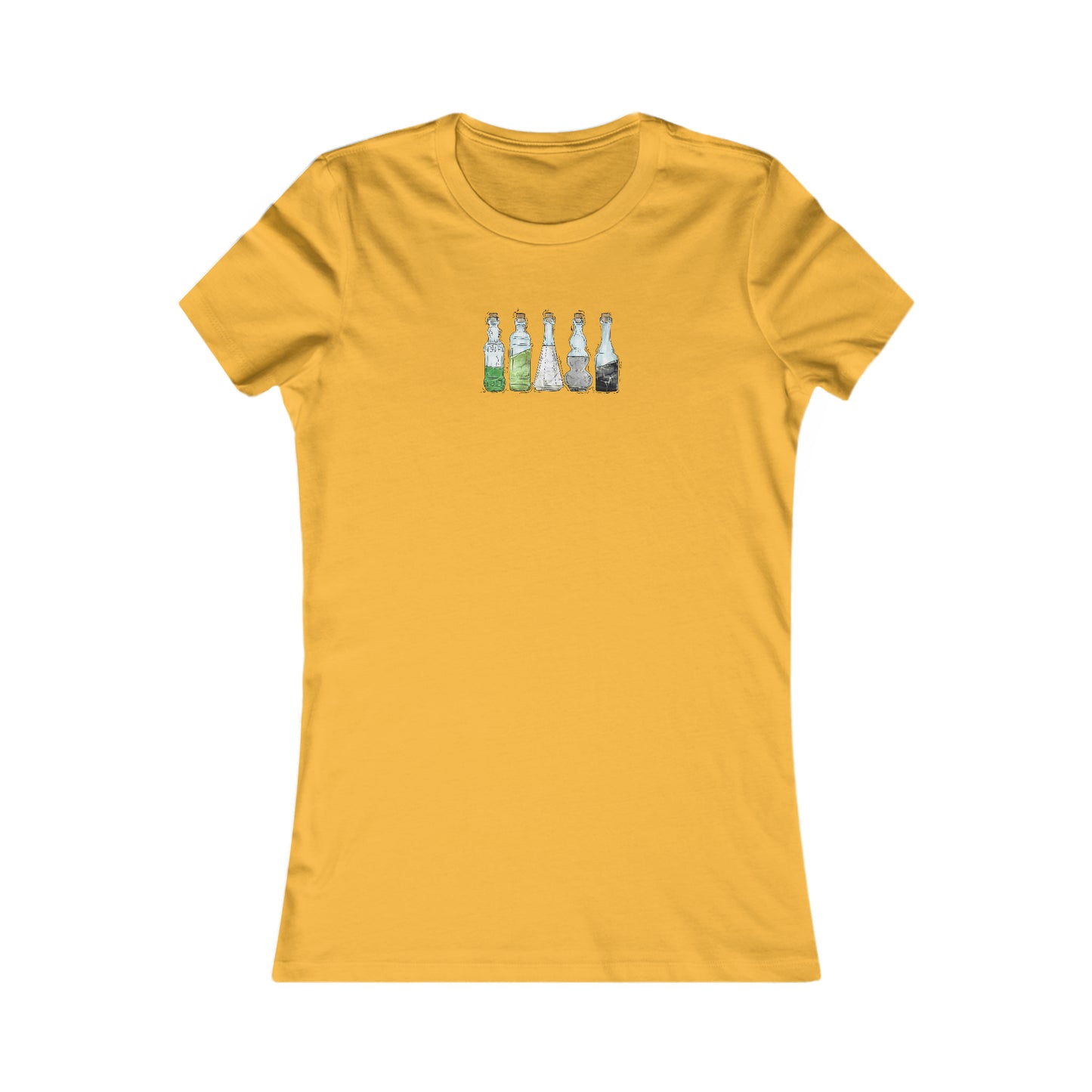 Aromantic Pride Flag Potion Bottles - Women's T-Shirt
