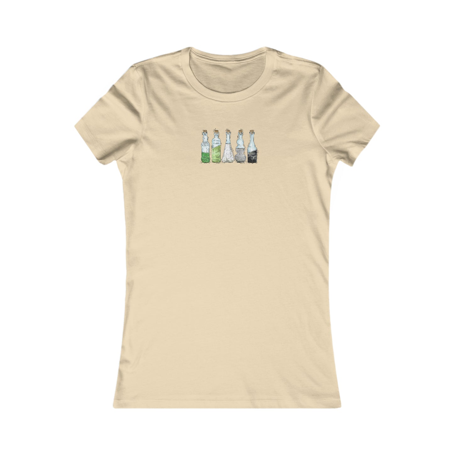 Aromantic Pride Flag Potion Bottles - Women's T-Shirt