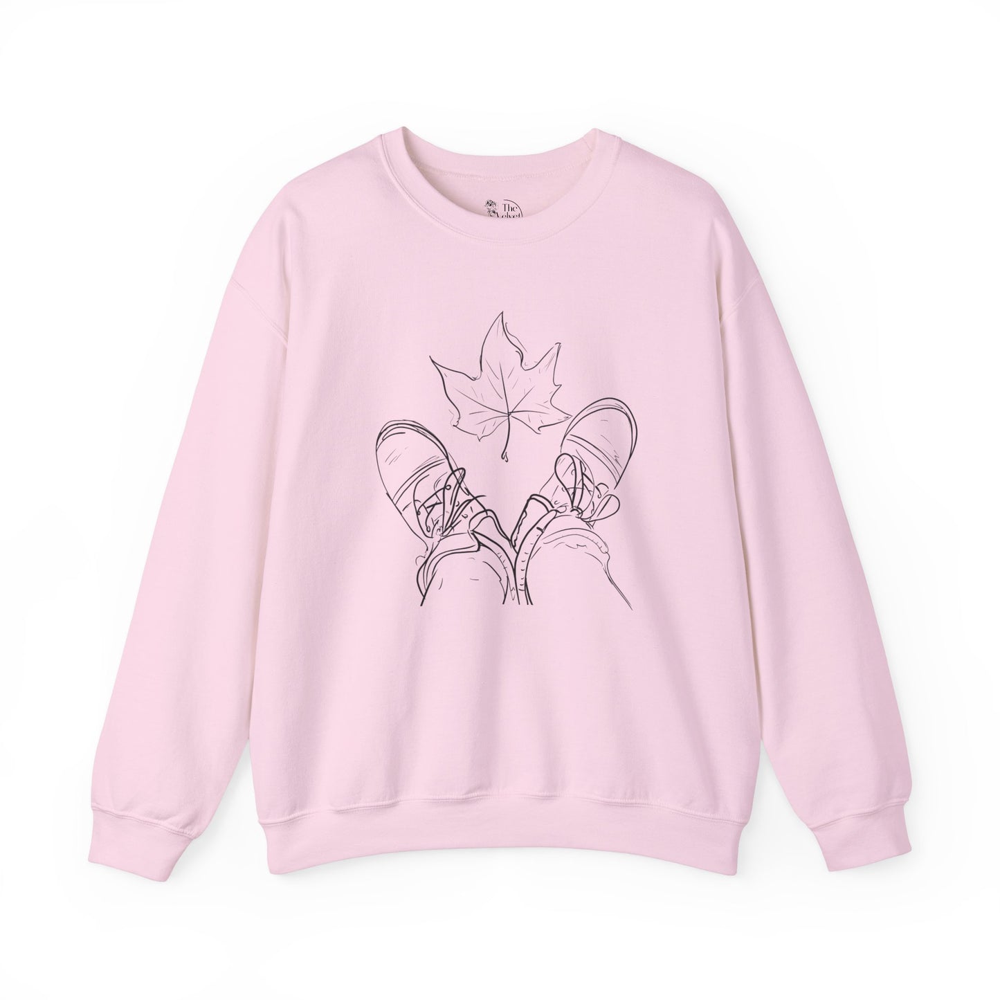 Fall Leaf and Boots Sketch - Adult Unisex Sweatshirt