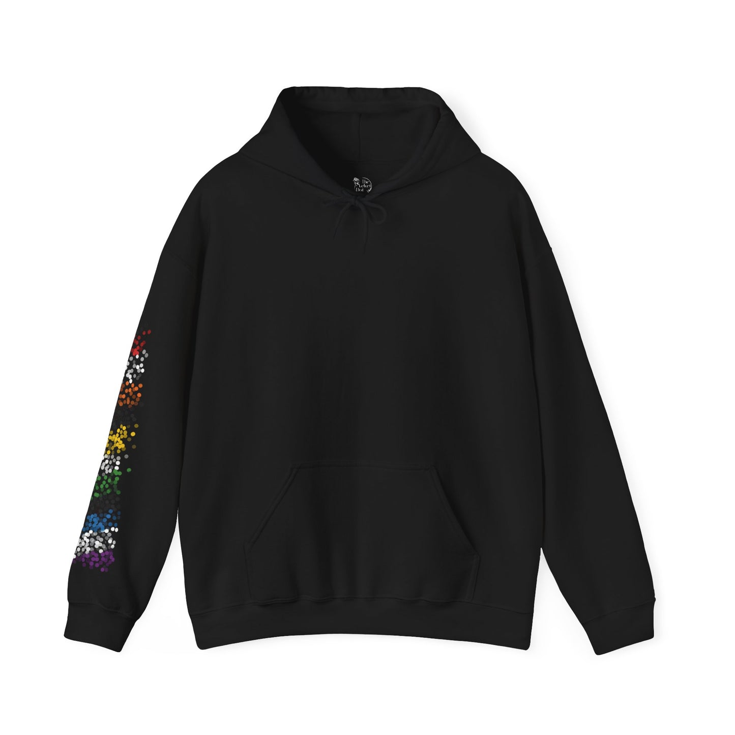 Straight Ally Pride Flag Dots - Adult Unisex Hoodie