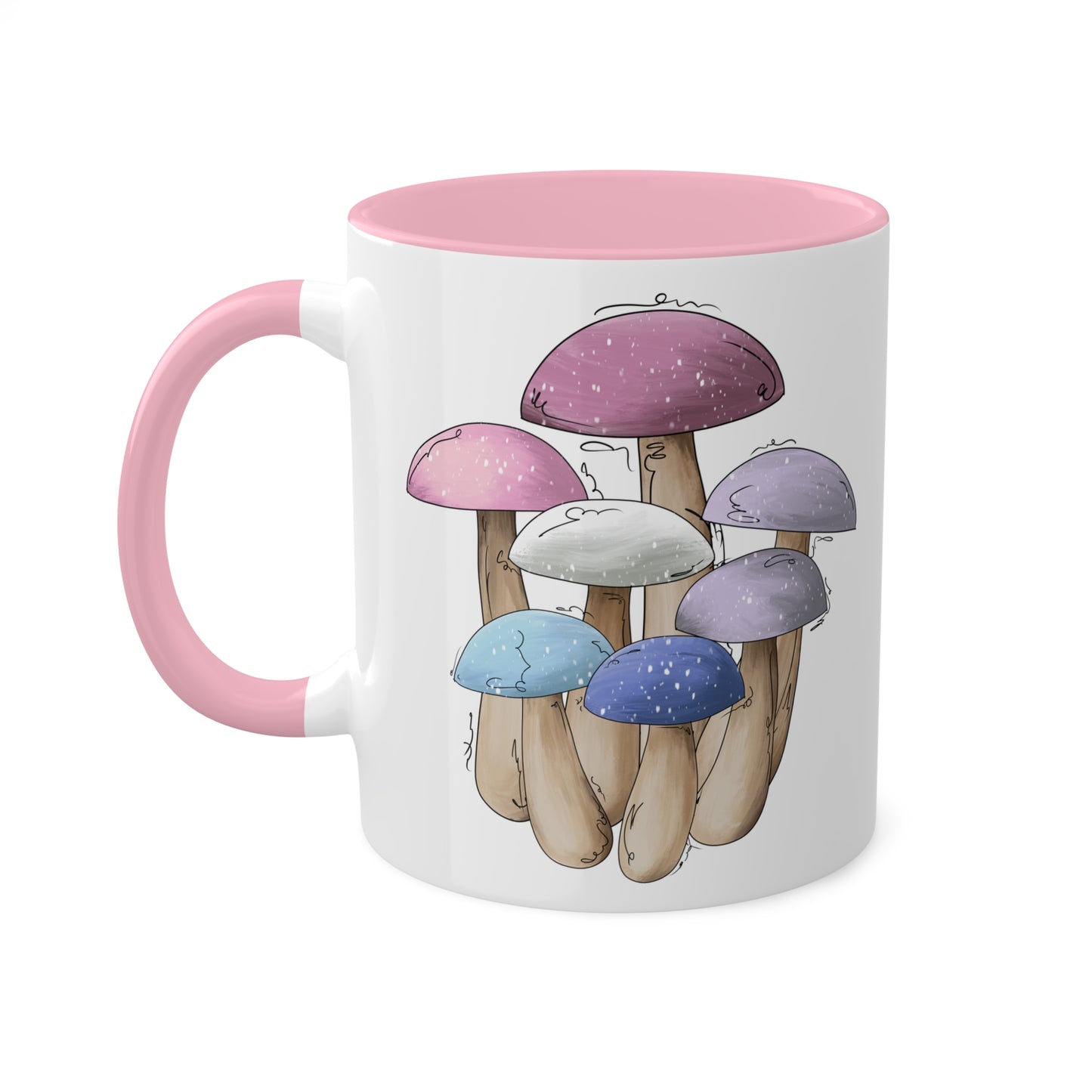 Bigender Pride Flag Mushrooms - Mug