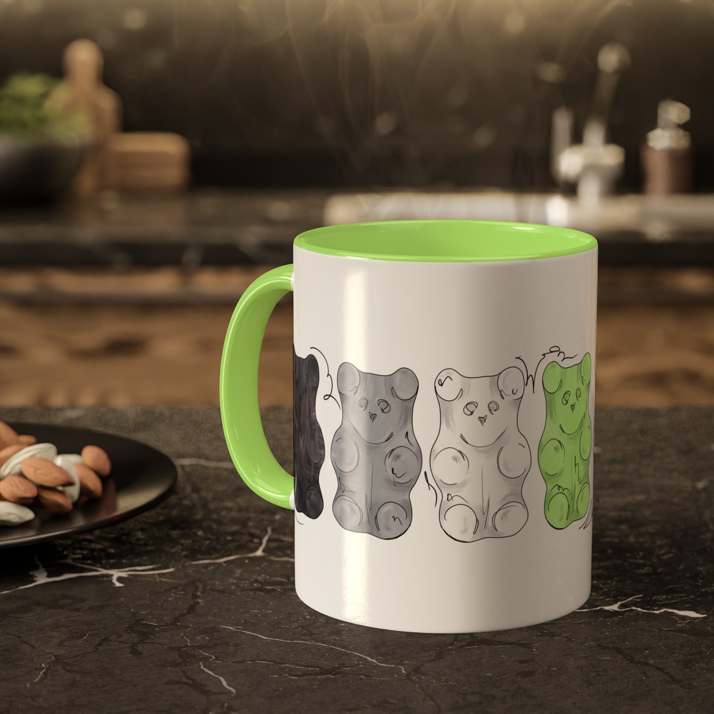 Agender Pride Flag Gummy Bears - Mug