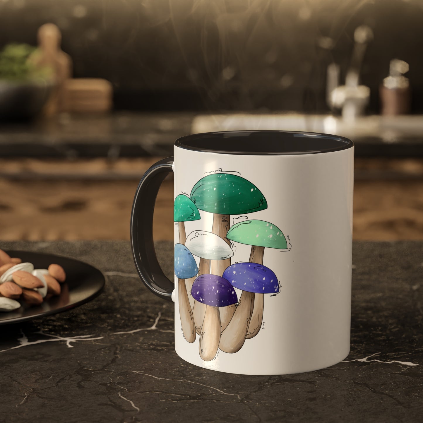 Gay Male Pride Flag Mushrooms - Mug