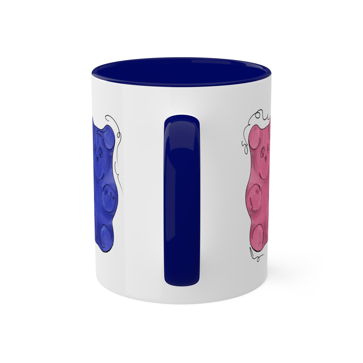 Genderfluid Pride Flag Gummy Bears - Mug